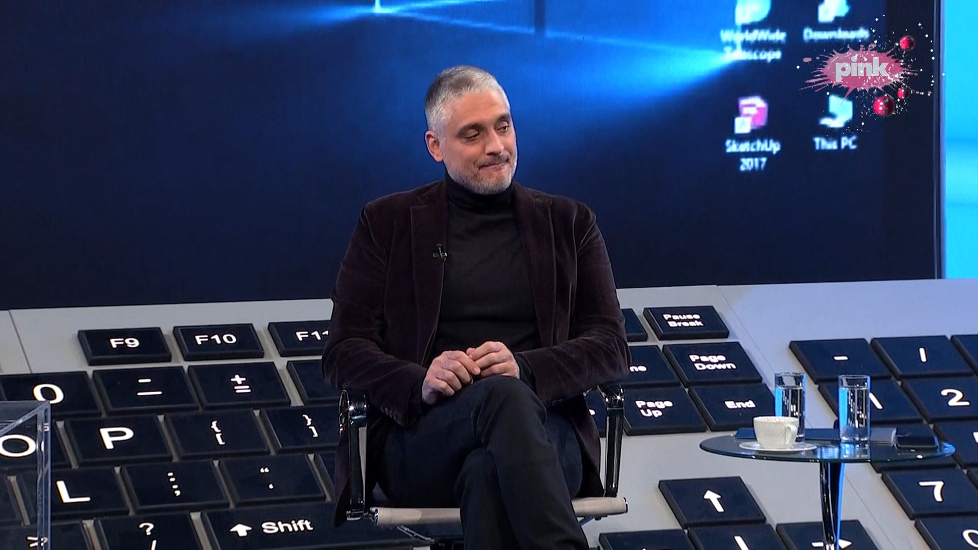 Čedomir Jovanović, Čeda Jovanović, emisija Hit Tvit Foto: Printscreen/Tv Pink