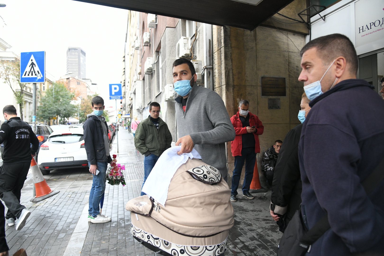 Beograd 15.10.2020. Porodilište Narodni front, reportaža, roditelji, tate Foto: Nemanja Jovanović/Nova.rs