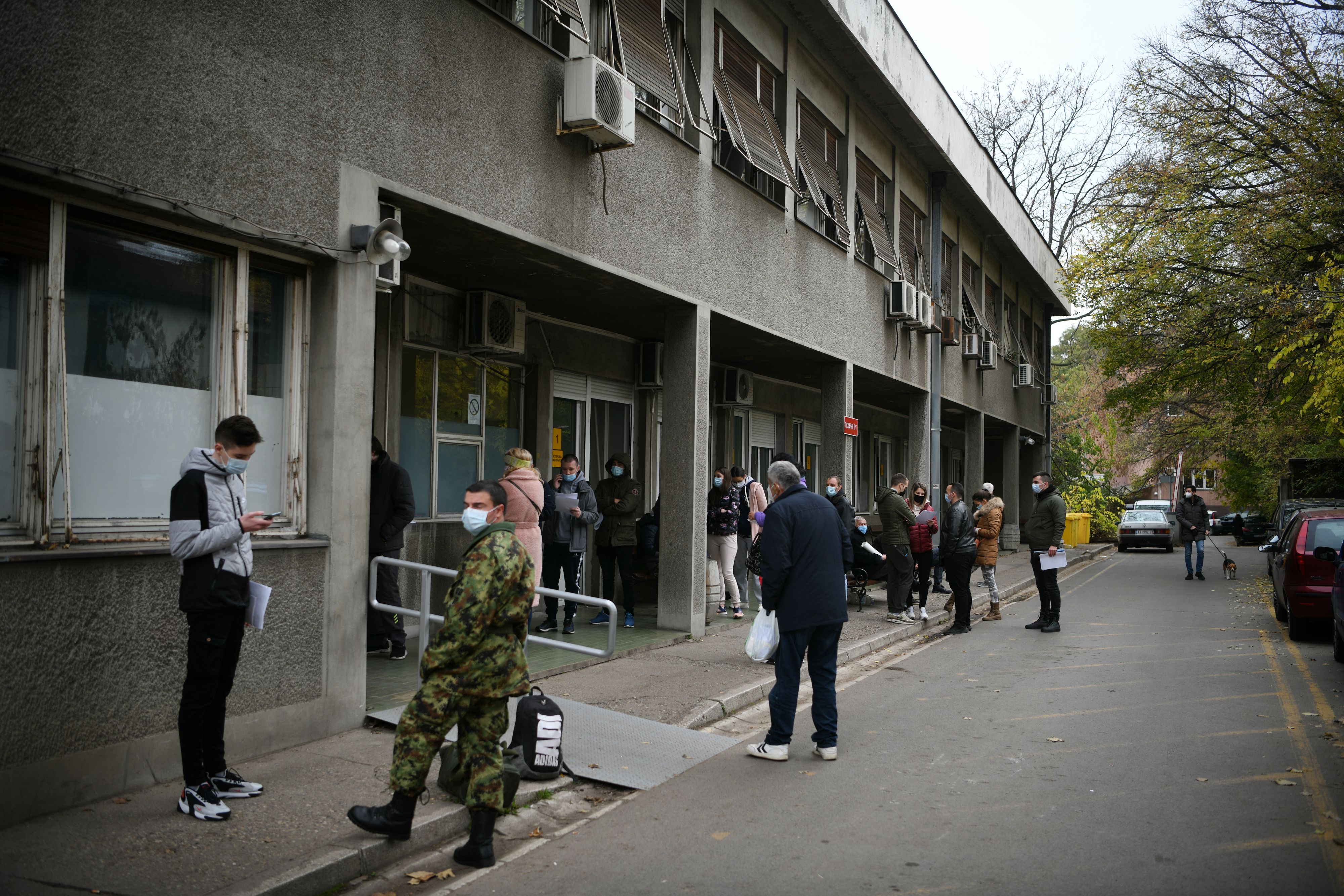 Beograd, 12.11.2020. Infektivna klinika, kovid test, koronavirus testiranje Foto: Filip Krainčanić/Nova.rs