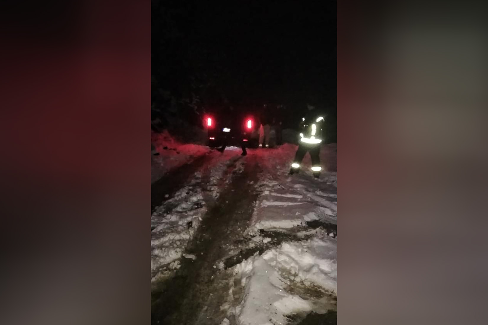 Mesto Stublo, Zlatibor, snežni nameti, sneg, zavejani automobil Foto: MUP Srbija
