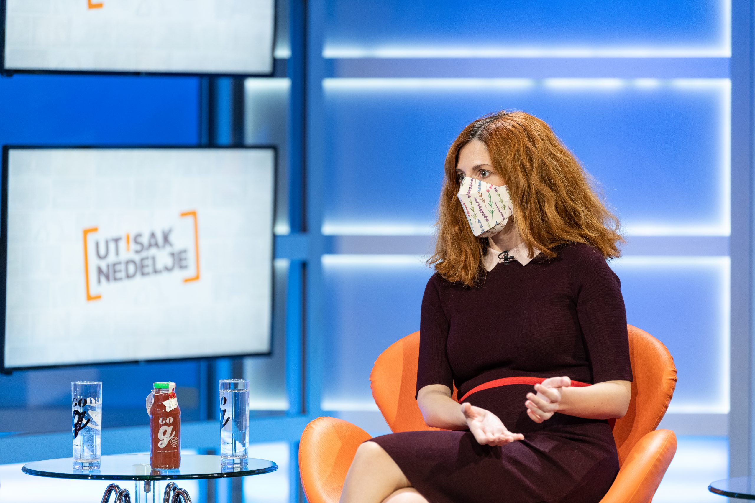 Beograd 27.12.2020. Biljana Đorđević, Biljana Djordjević, Emisija Utisak nedelje Foto: Ivan Dinić/Nova S