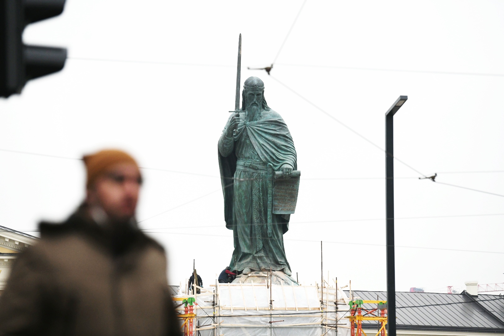 Beograd 19.12.2020. Spomenik Stefan Nemanja, spomenik Stefanu Nemanji