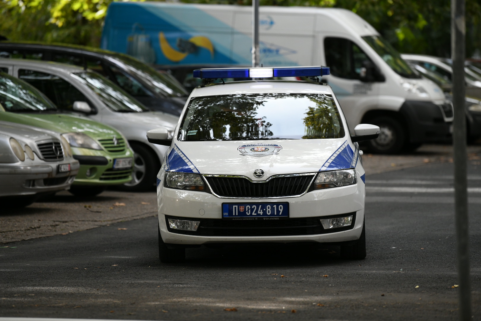 Beograd 27. septembar 2020. Pozar Novi Beograd ugao ulica Arsenija Carnojevica i Narodnih heroja, hitna pomoc stanari zgrade policija Foto:Vesna Lalić/Nova.rs