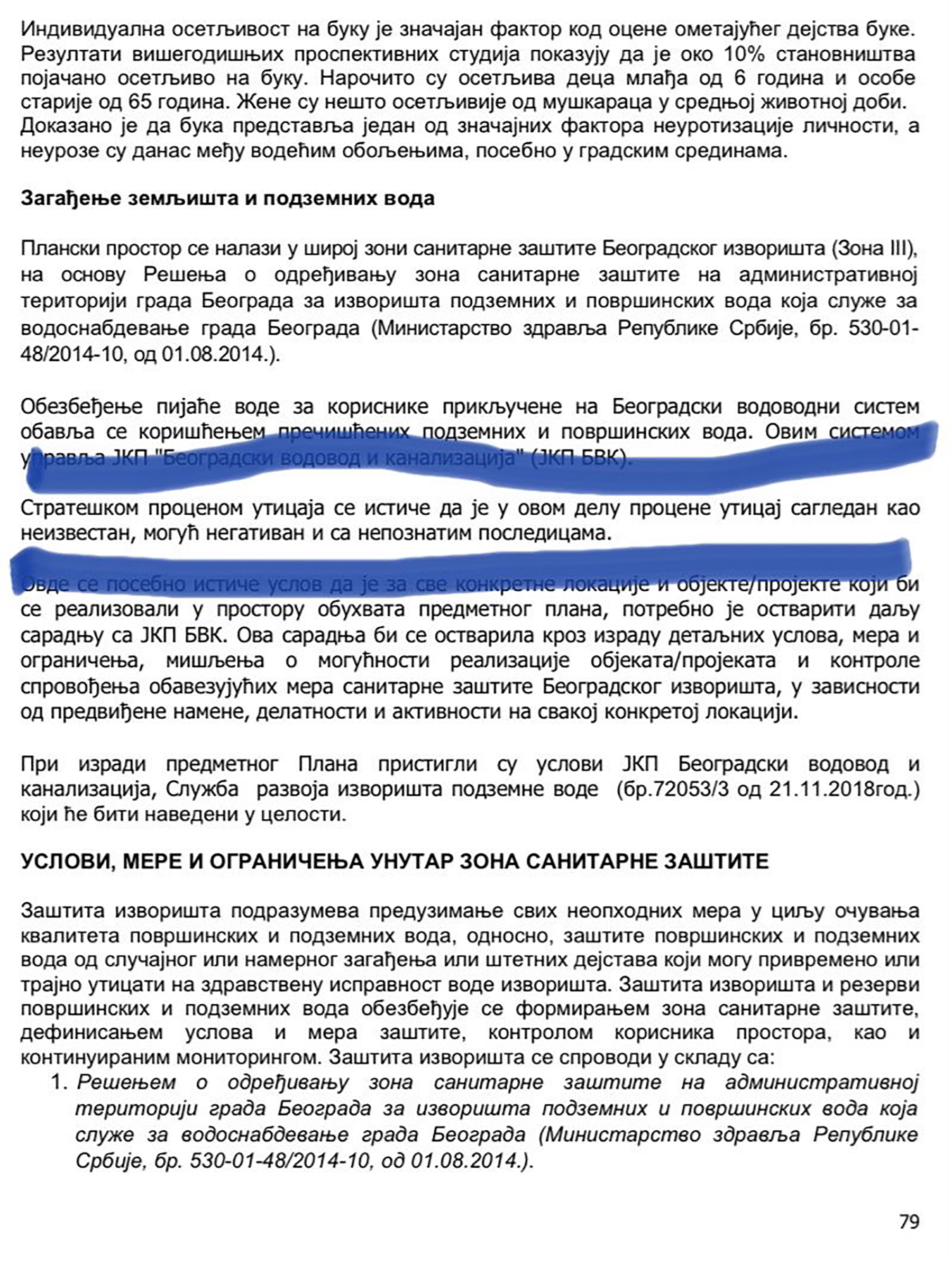 izvestaj o strateskoj proceni uticaja na zivotnu sredinu plana detaljne regulacije dela maksikog polja gradska opstina curkarica