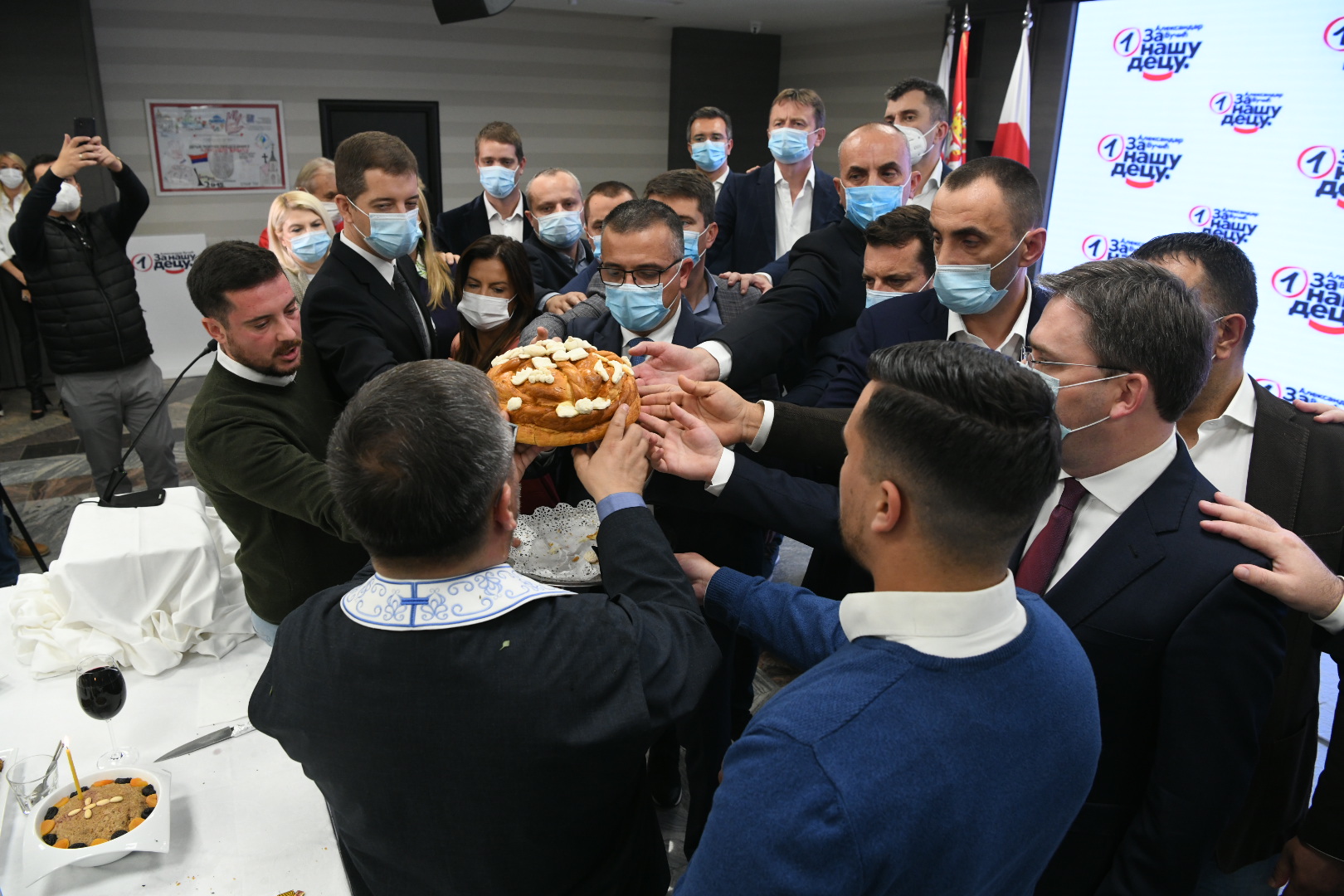 Beograd 27.10.2020. Sveta Petka, slava SnS, Srpska napredna stranka, sediste,