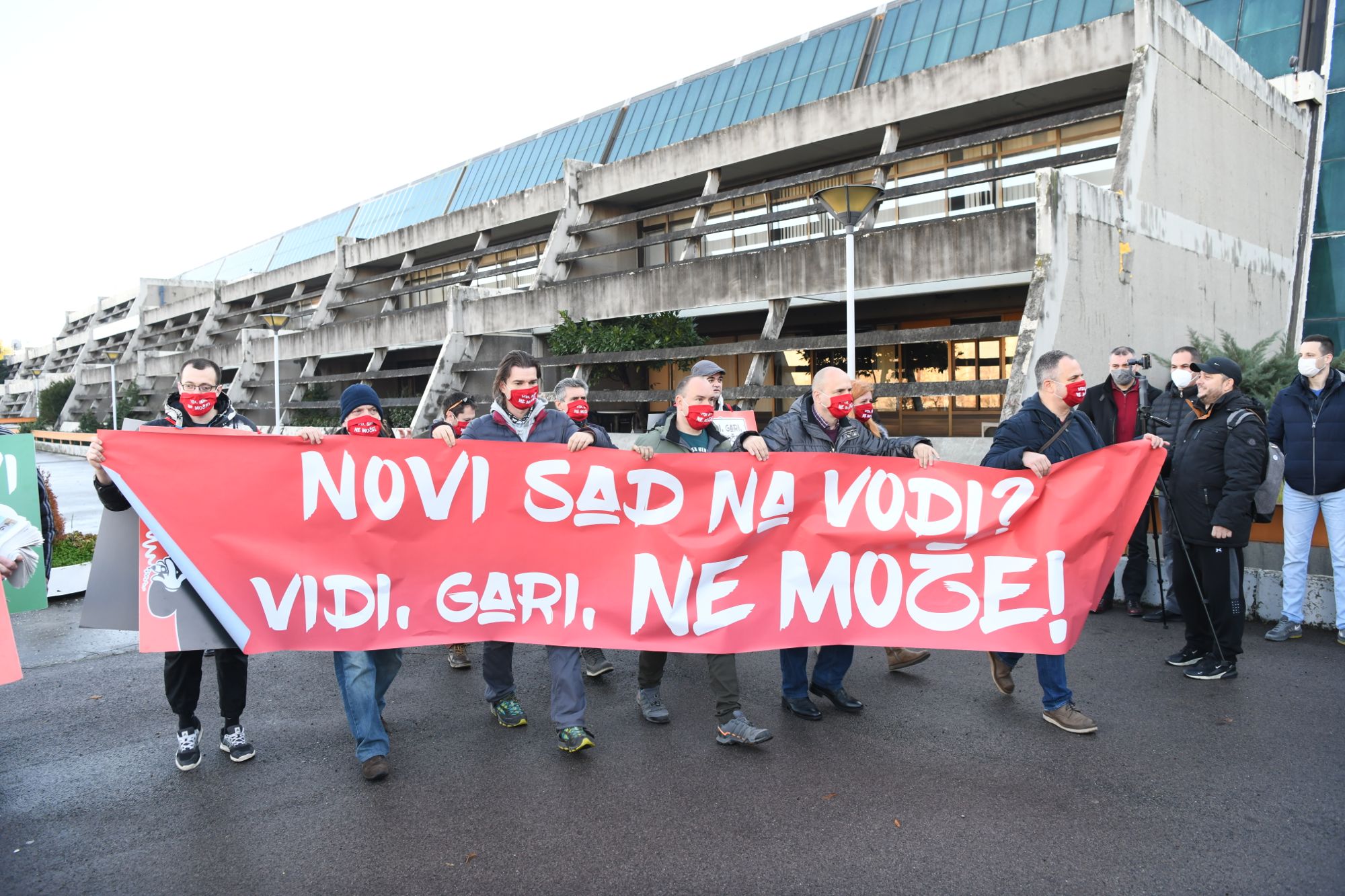 Beograd 29.12.2020. Grupa građana, grupa gradjana Bitka za Košutnjak, protest, sednica Skupštine Grada, Makiško polje, Makiš, izgradnja Foto: Goran Srdanov/Nova.rs