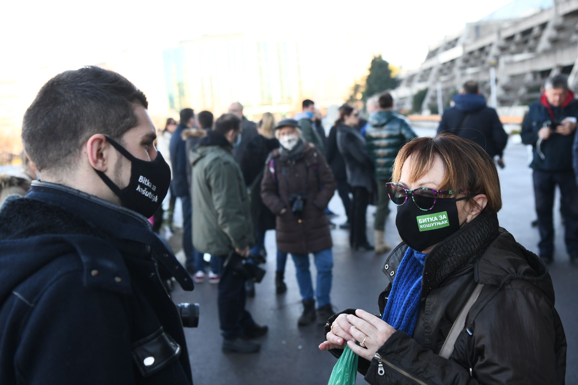 Beograd 29.12.2020. Grupa građana, grupa gradjana Bitka za Košutnjak, protest, sednica Skupštine Grada, Makiško polje, Makiš, izgradnja Foto: Goran Srdanov/Nova.rs