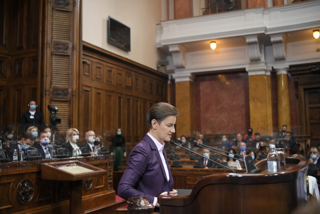 Beograd 28.10.2020. Ana Brnabić Skupština Srbije, poslanici, početak sednice Foto: Dragan Mujan/Nova.rs