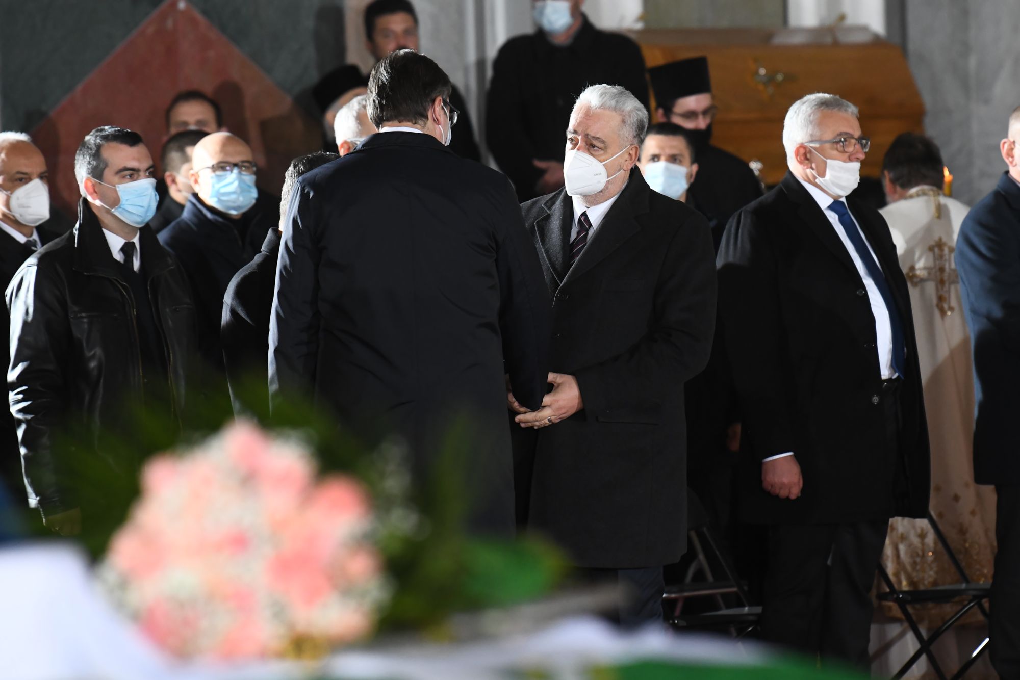 Beograd 22. novembar 2020. Sahrana patrijarha Irineja u Hramu Svetog Save Foto:Goran Srdanov/Nova.rs