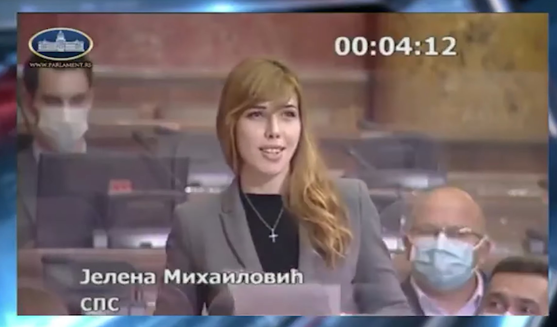 A u međuvremenu... Poslanica SPS repuje u skupštini, Jelena Mihailović