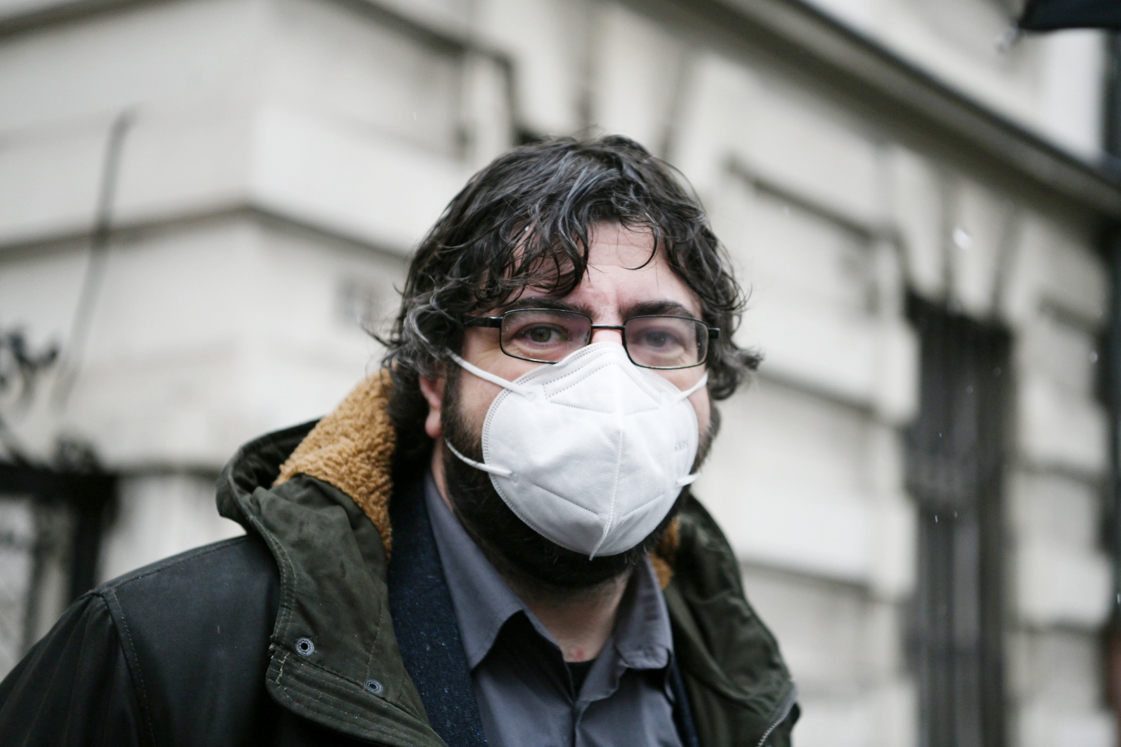 Radomir Lazović
Beograd 30.12.2020. Hrvatska ambasada, skup podrške, zemljotres Foto: Vesna Lalić/Nova.rs