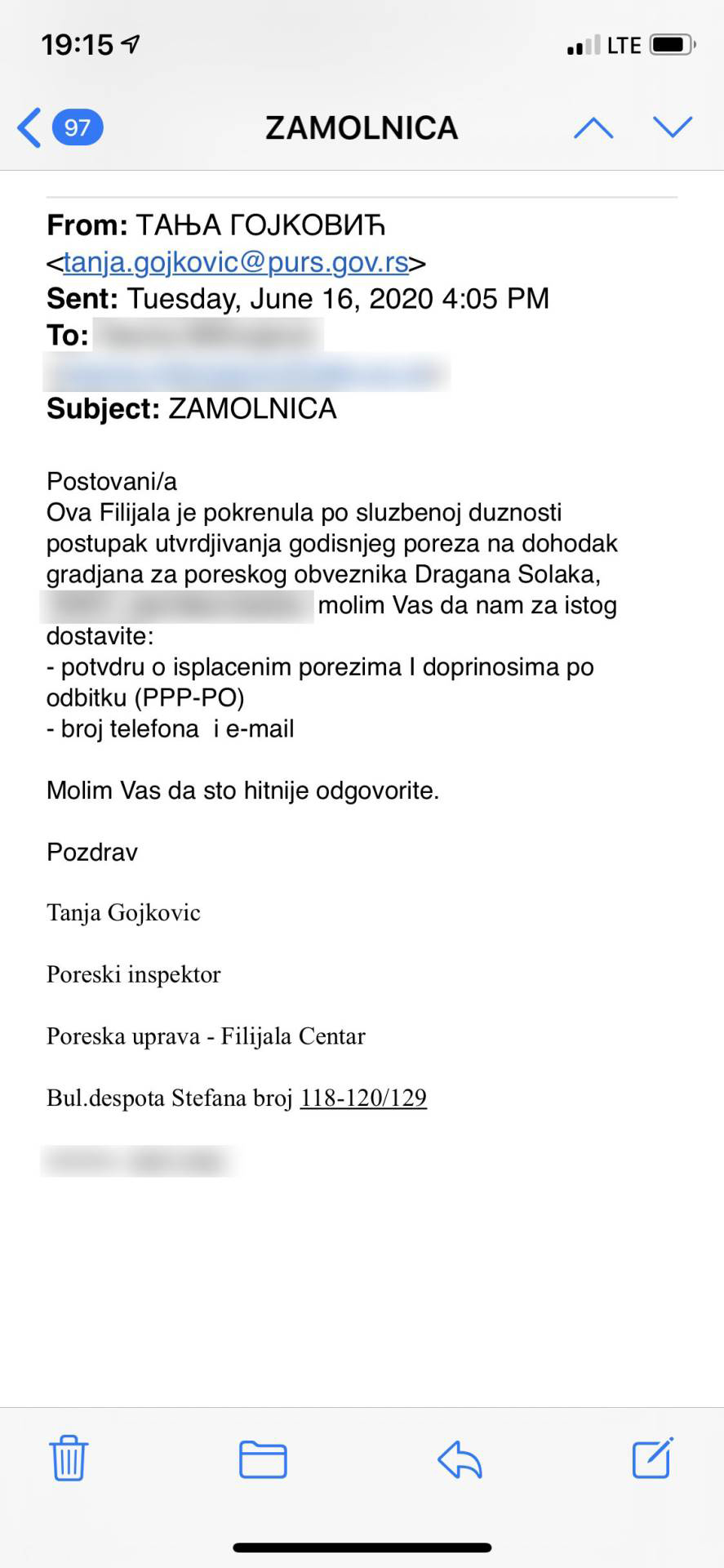 Zamolnica Solak Dragan