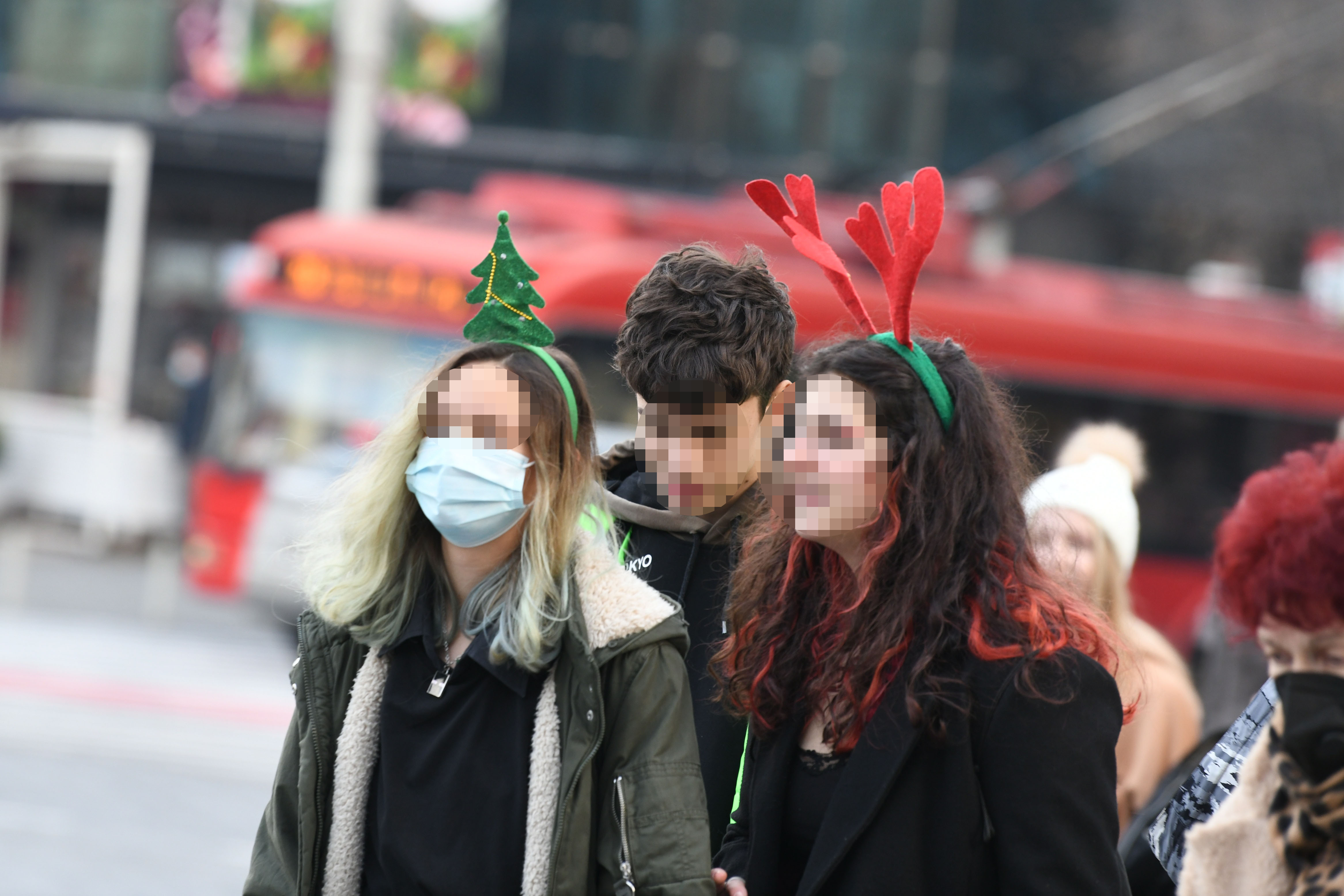 Beograd 21.12.2020. Trg republike, zima, koronavirus Foto: Vesna Lalić/Nova.rs