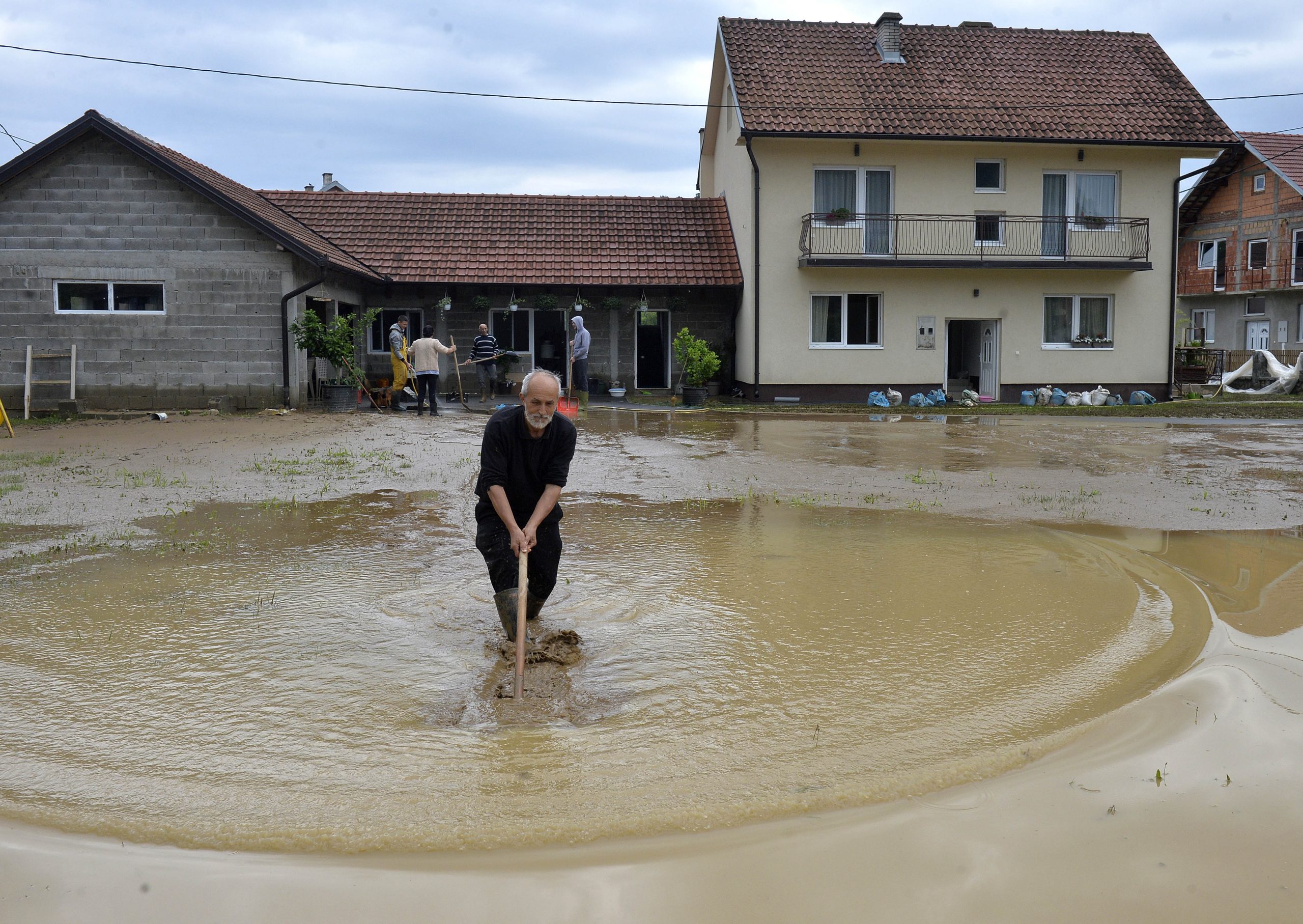 Osecina, 23. juna 2020 -  Poplavljena domacinstva u Osecini.  FOTO TANJUG/ RADE PRELIC/bs