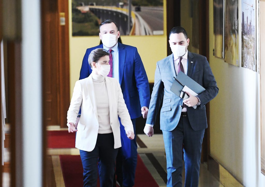 Beograd 20.10.2020. Ana Brnabić. Vlada Srbije, konsultacije, pregovori, nova vlada Foto: Vesna Lalić/Nova.rs  Miloš Popović