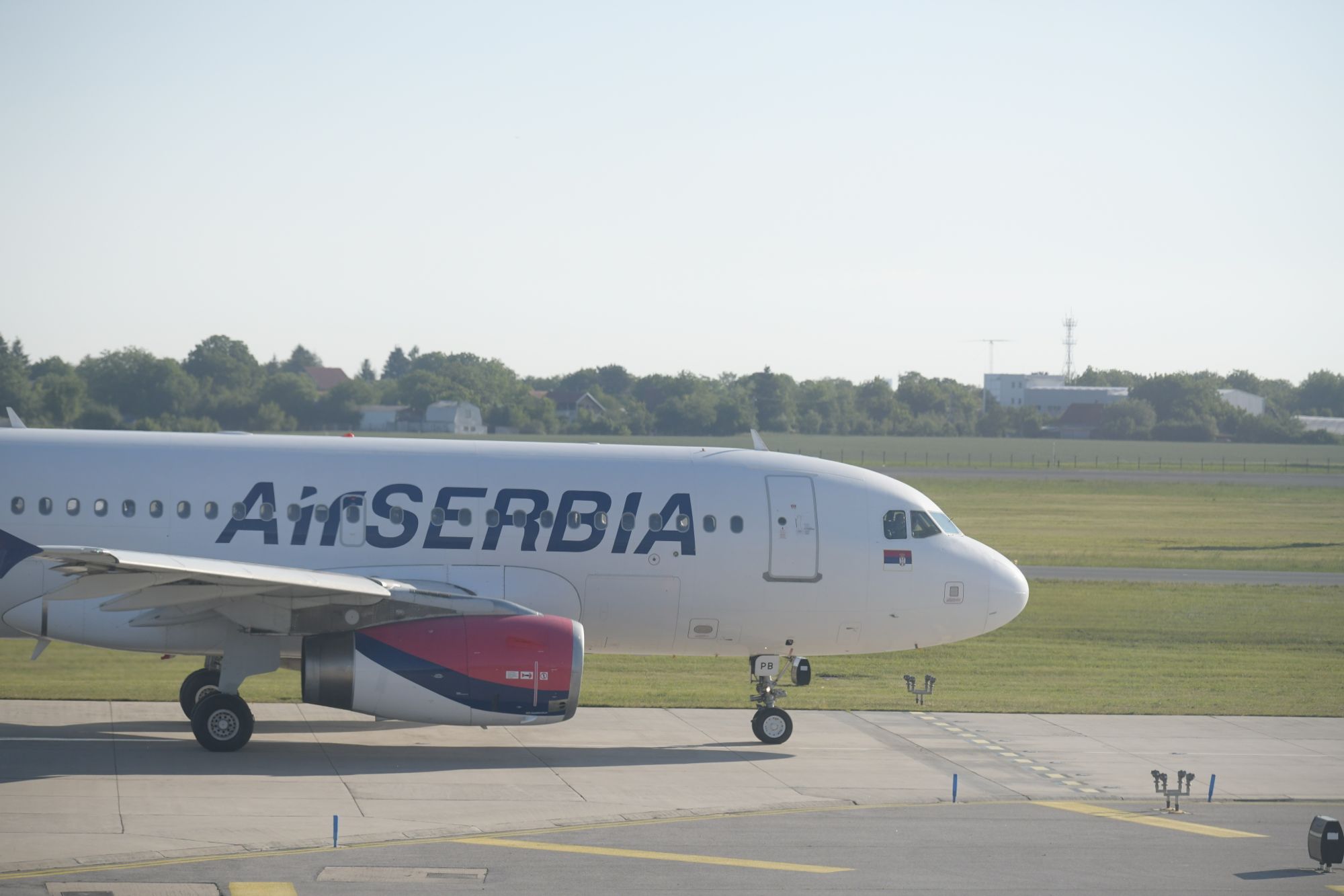Beograd, 21.05.2020. Aerodrom "Nikola Tesla", prvi komercijalni let Air Serbia za Cirih posle koronavirusa, avion, pista Foto: Goran Srdanov/Nova.rs