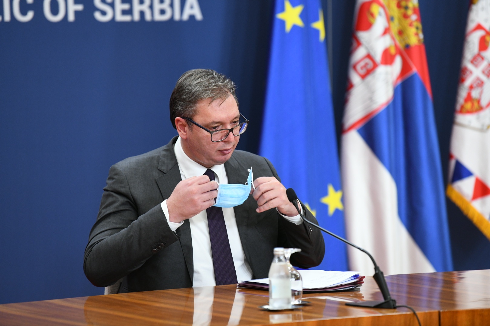 Beograd, 02.11.2020. Palata Srbija, Izjava posle sednice Vlade Srbije, Aleksandar Vucic Foto: Vesna Lalić/Nova.rs
