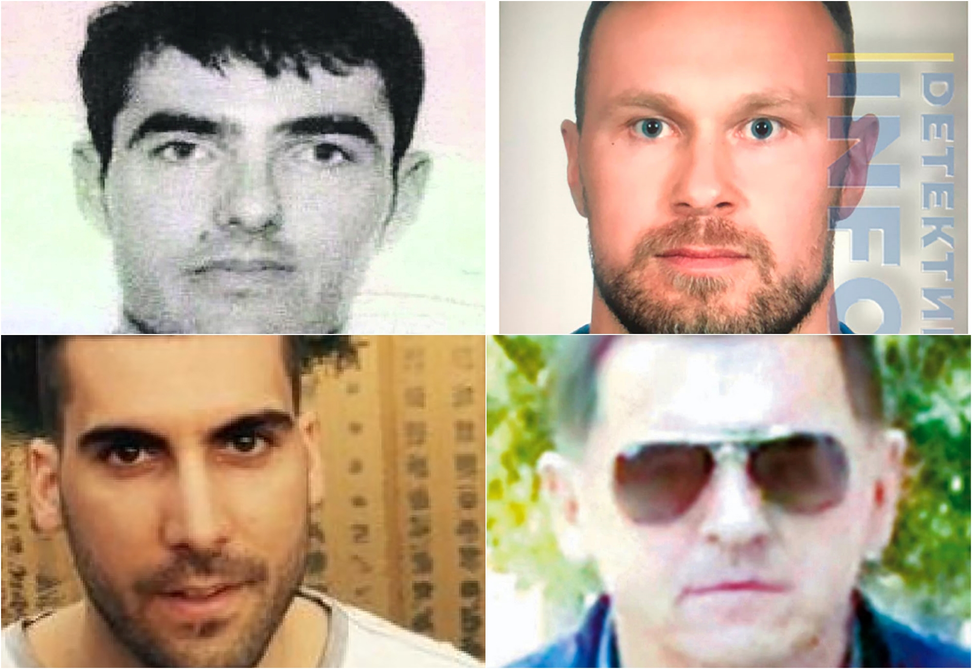 collage ekipa Jovan Vukotić  Radoje Zvicer  Slobodan Kašćelan  Miloš Nilović Runjo,