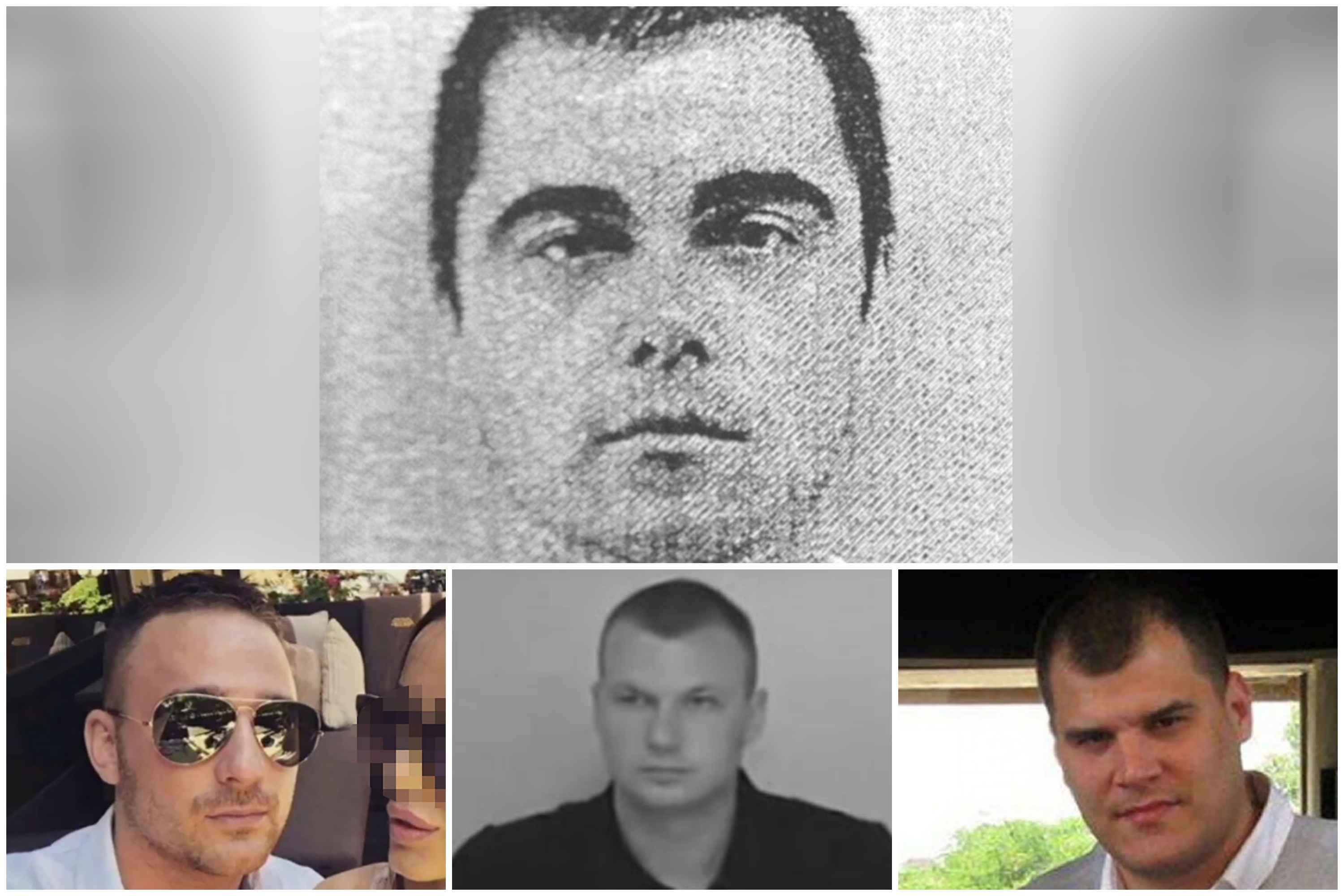 Nenad Alajbegović, Ljubomir Marković Kića, Sale Mutavi, Aleksandar Šarac Foto: MUP/Privatna arhiva