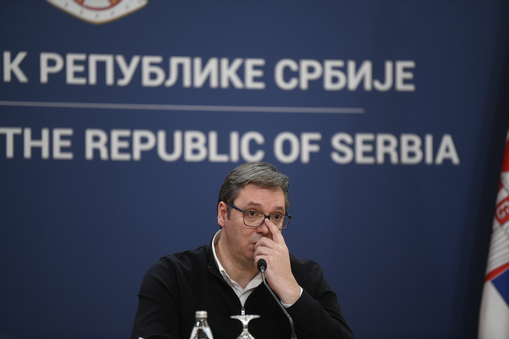 Beograd 02.04.2020. Aleksandar Vučić obraćanje nakon sednice Kriznog štaba u Palati Srbija Foto:Nemanja Jovanović/Nova.rs