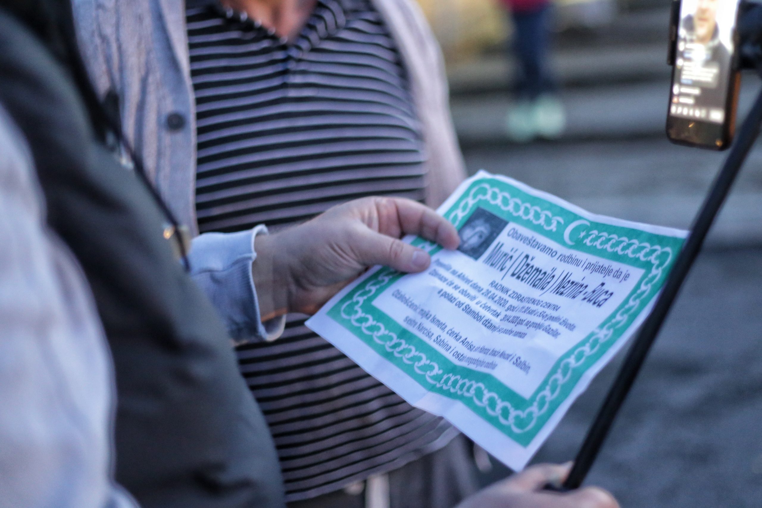 Novi Pazar 26.10.2020. Protest, bolnica, Novi Pazar Foto: Irfan Ličina/Nova.rs