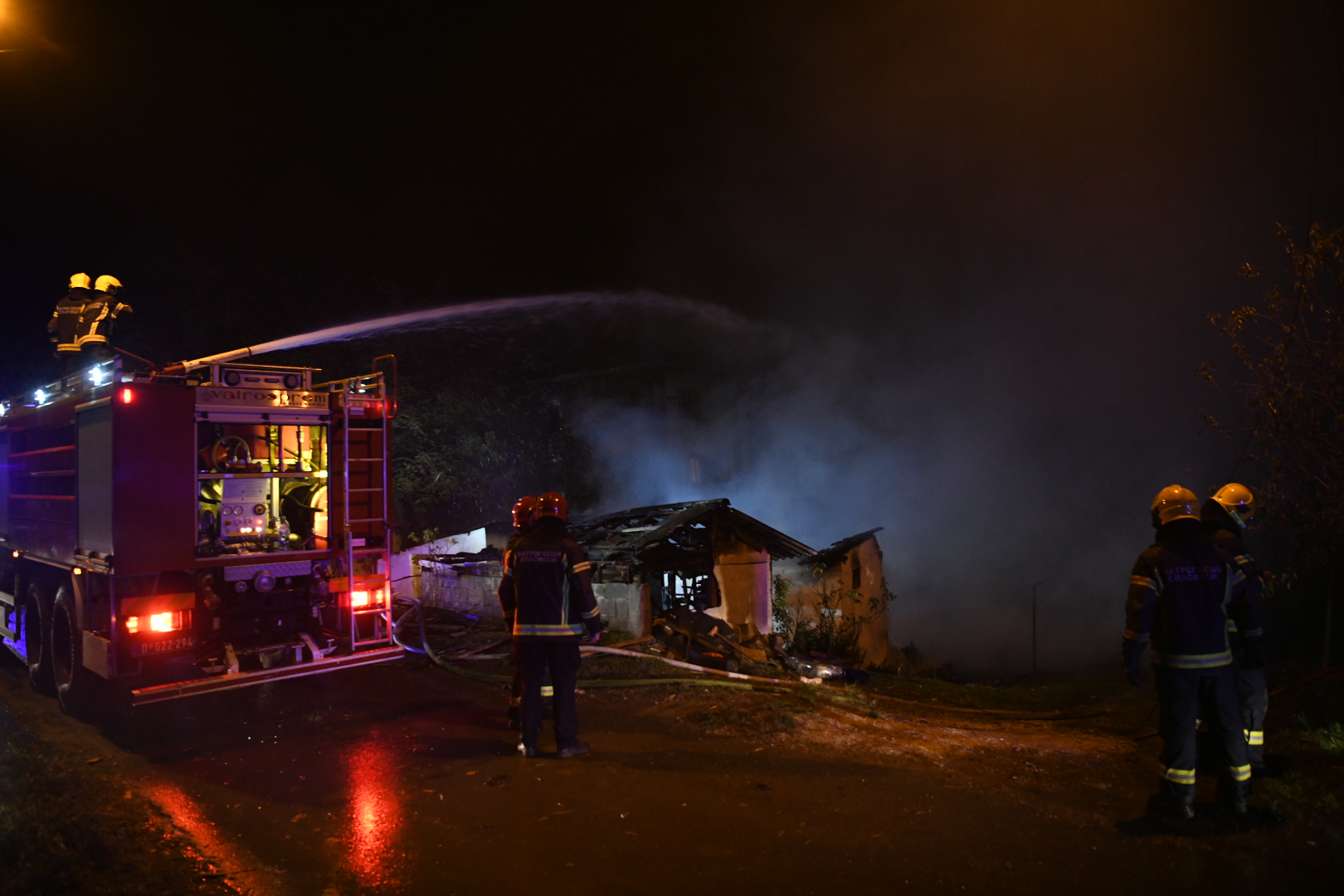 Beograd 04. novembar 2020. Vinca pozar vatrogasci Foto:Vesna Lalić/Nova.rs