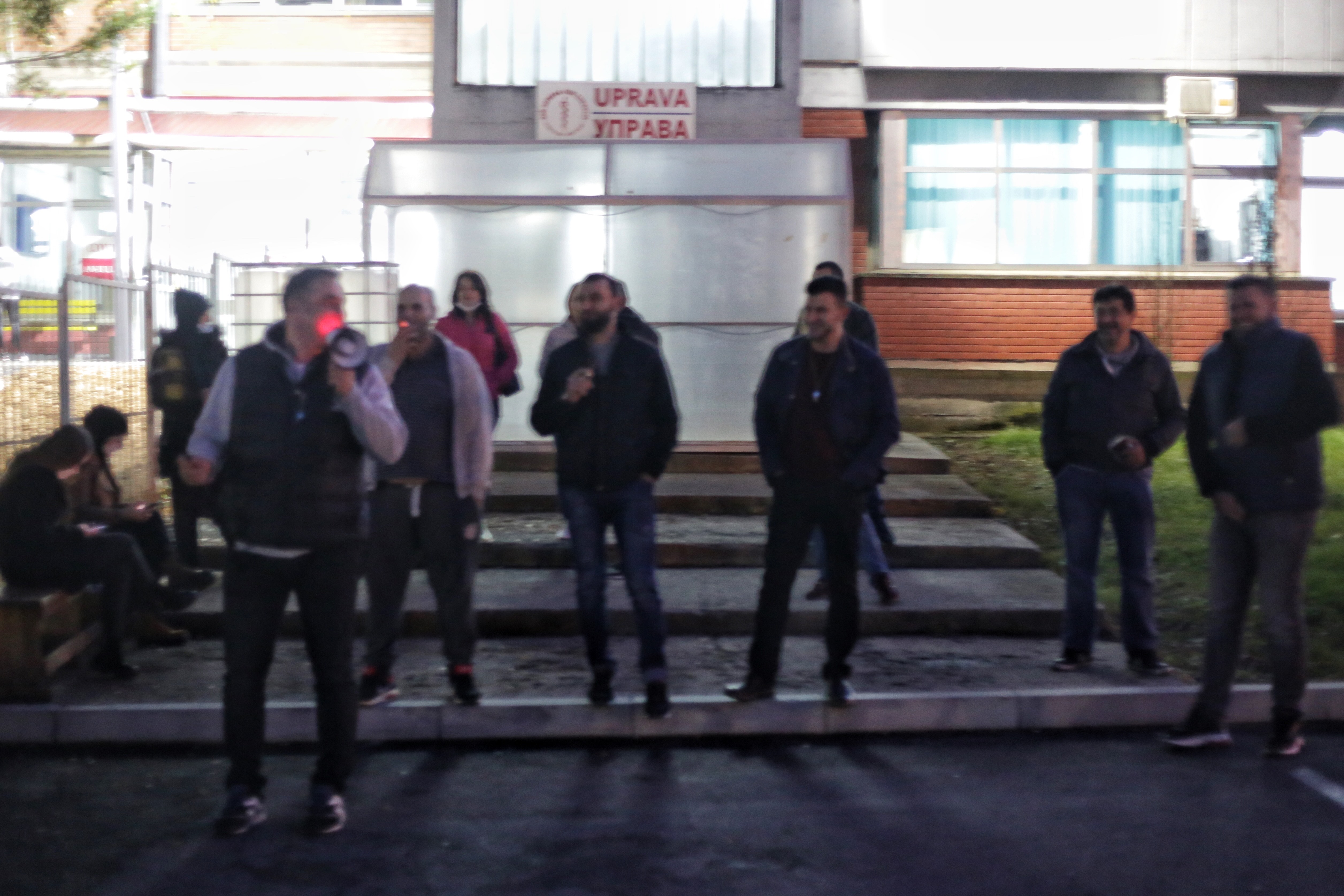 Novi Pazar 26.10.2020. Protest, bolnica, Novi Pazar Foto: Irfan Ličina/Nova.rs