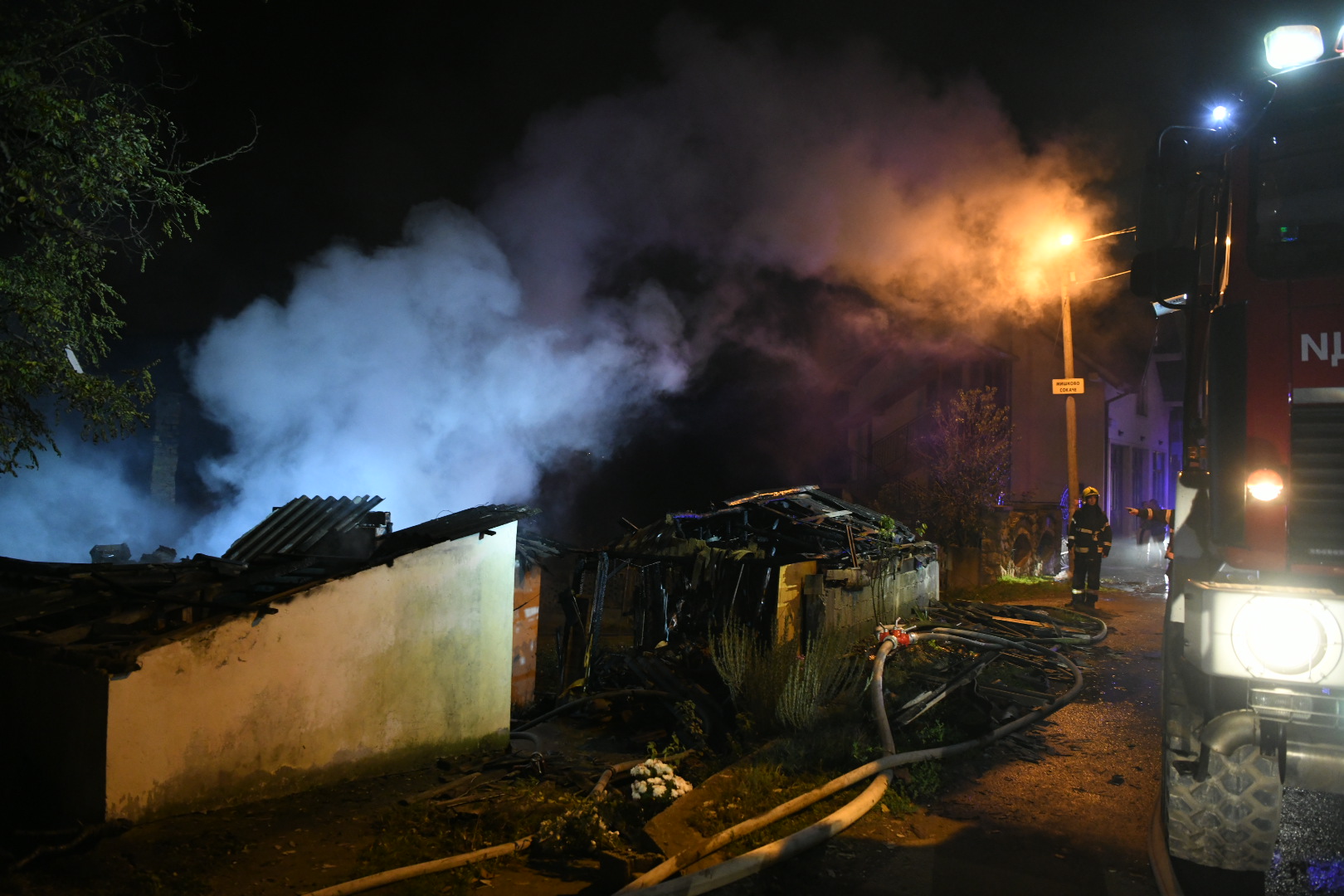 Beograd 04. novembar 2020. Vinca pozar vatrogasci Foto:Vesna Lalić/Nova.rs