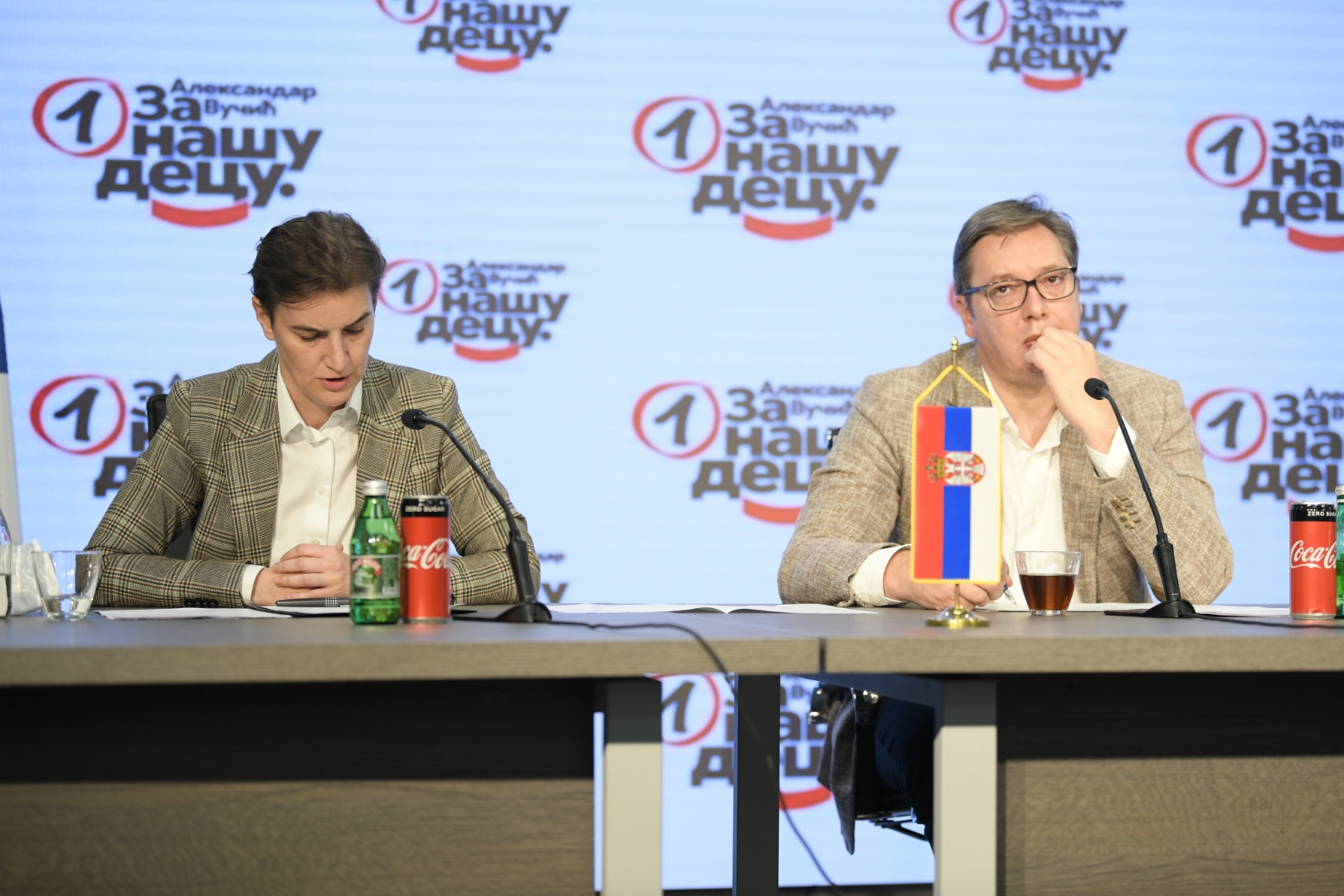 Beograd, 25.10.2020. SNS, sednica Predsedništva SNS, Ana Brnabić, Aleksandar Vučić  Foto: Dragan Mujan/Nova.rs