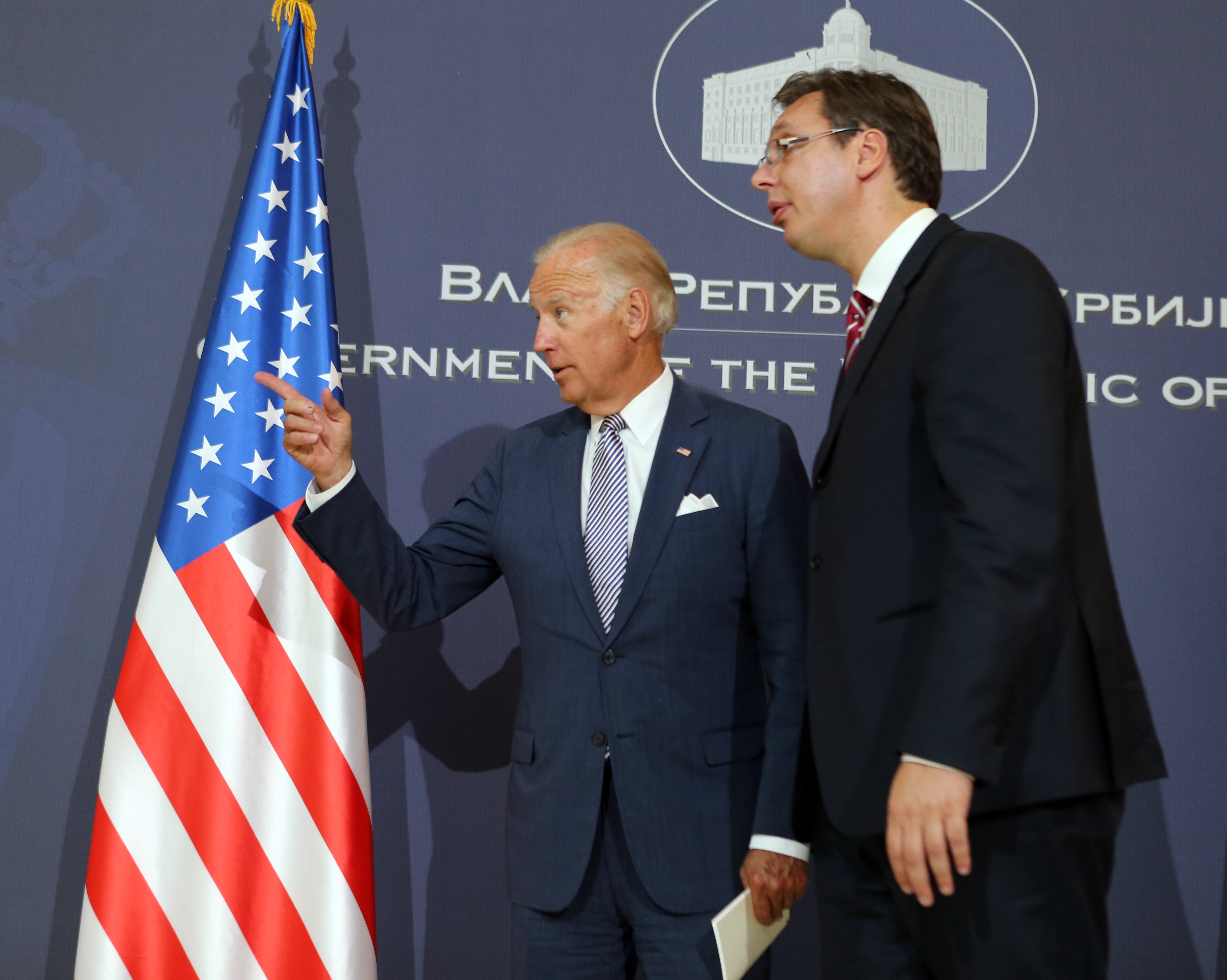 United States Vice President Joseph Biden visits Serbia