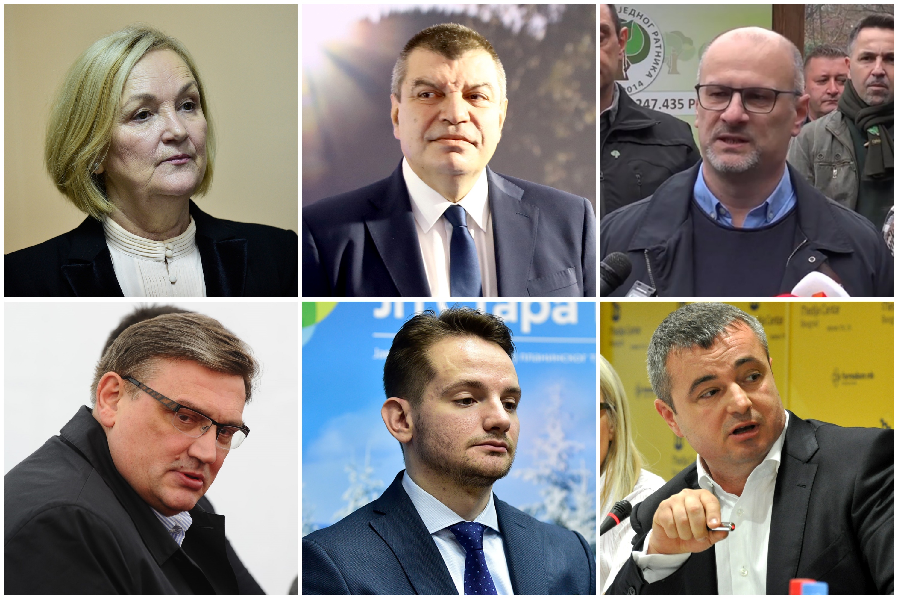 Mira Petrović, Milenko Grčić, Igor Braunović, Zoran Drobnjak, Stefan Krkobabić, Dušan Bajatović, kombo Foto: E-Stock/Dušan Milenković/Printscreen/YouTube/Ministarstvo odbrane i Vojska Srbije/Medija Centar Beograd