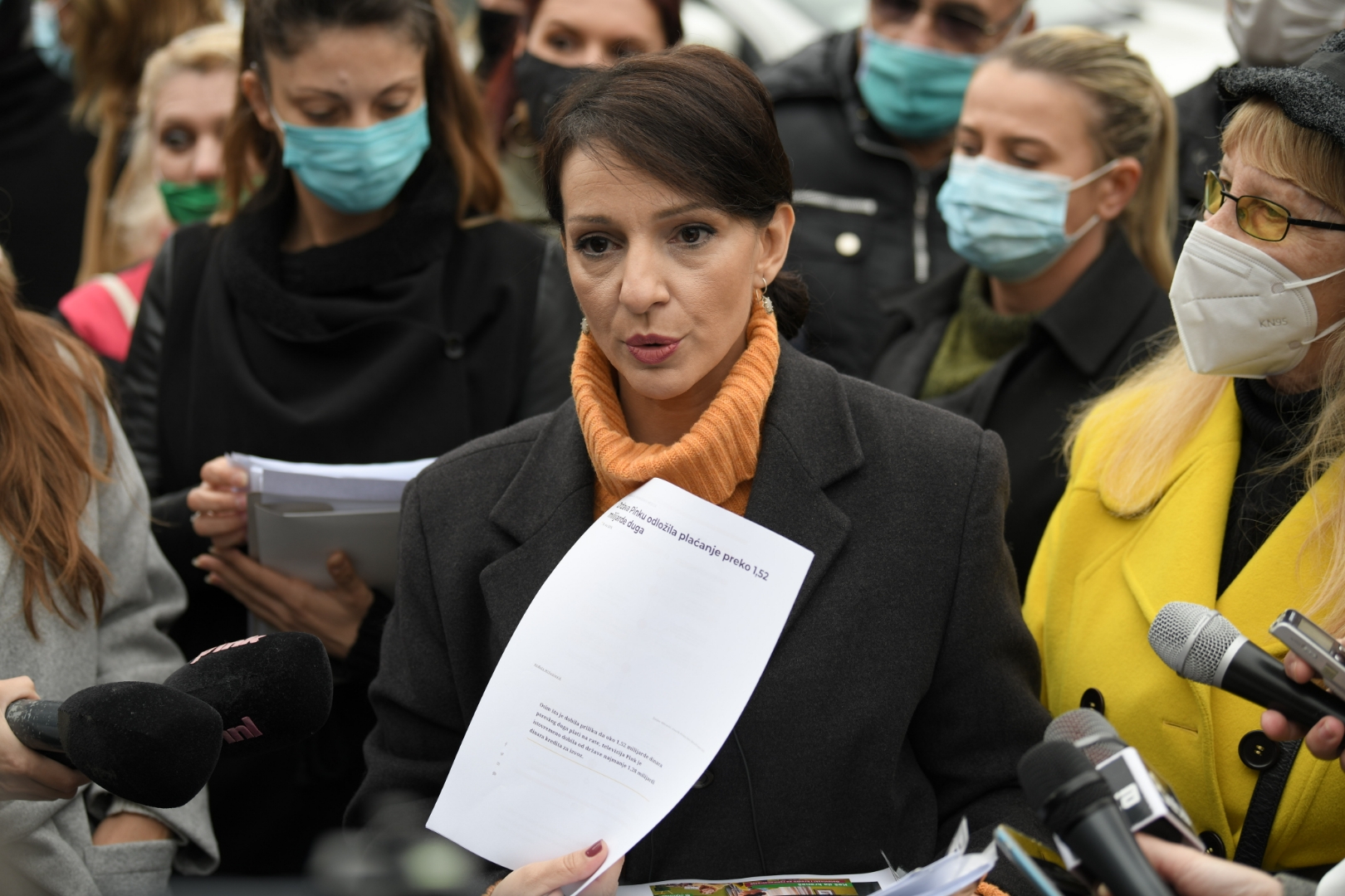 Beograd, 10.11.2020. Marinika Tepić, Televizija Pink Foto: Dragan Mujan/Nova.rs