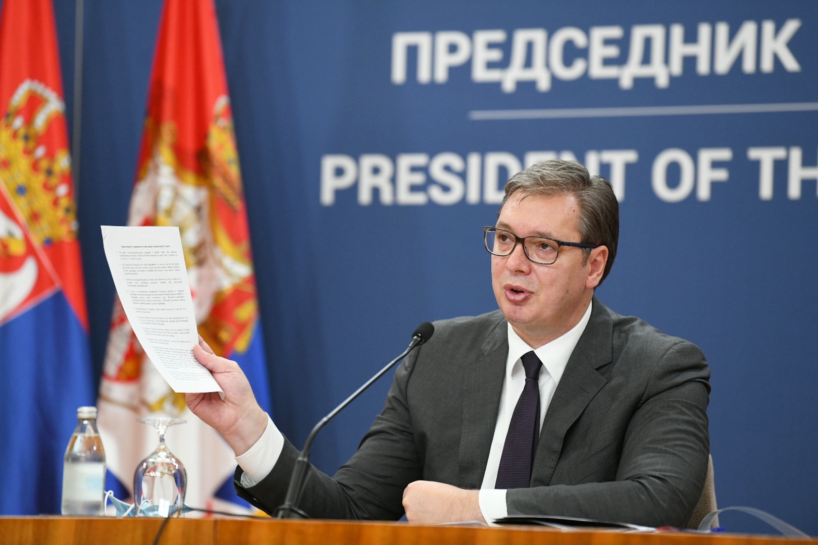 Beograd, 02.11.2020. Palata Srbija, Izjava posle sednice Vlade Srbije, Aleksandar Vucic Foto: Vesna Lalić/Nova.rs