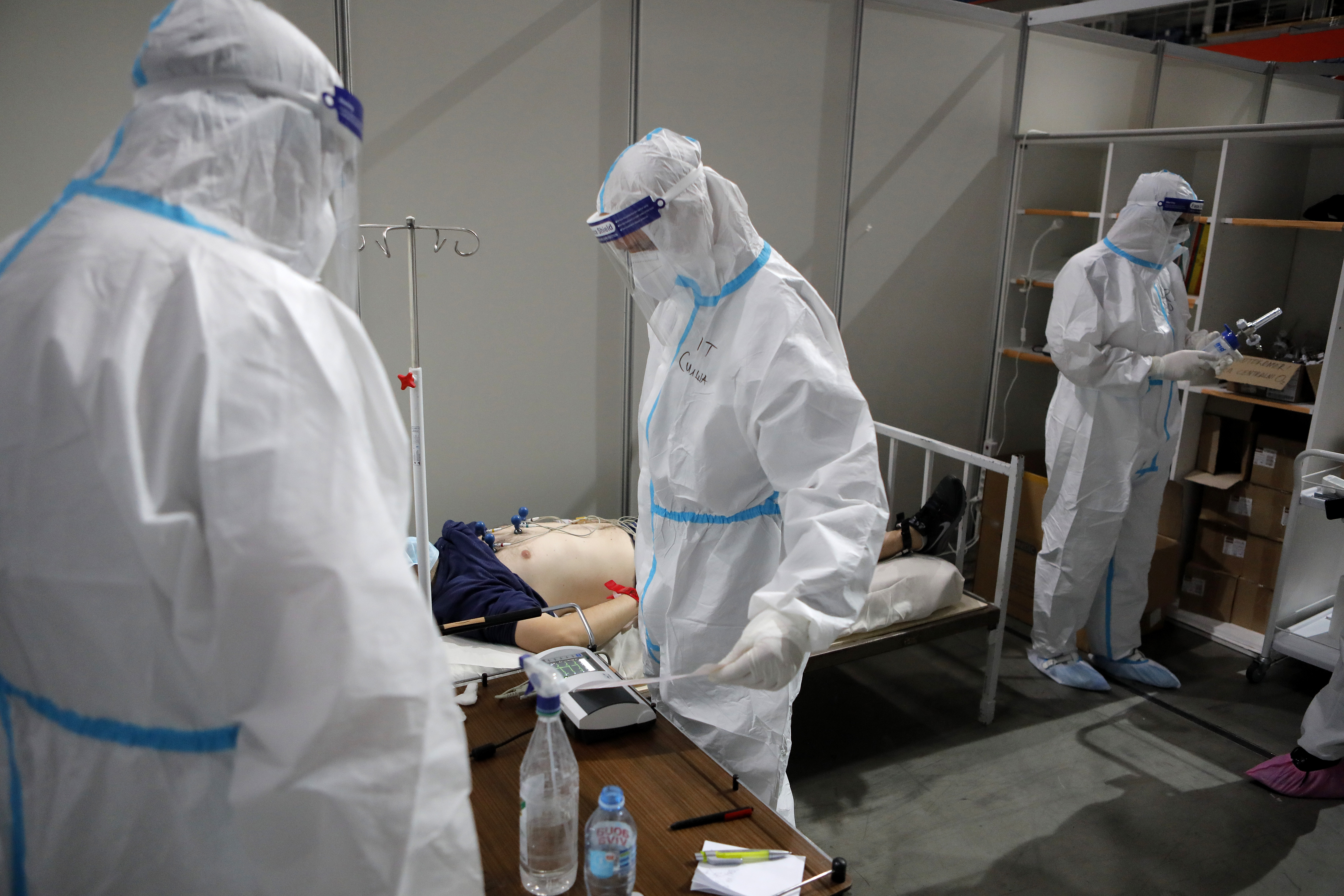 Koronavirus Arena Bolnica Beograd, Makeshift Covid-19 hospital in Belgrade