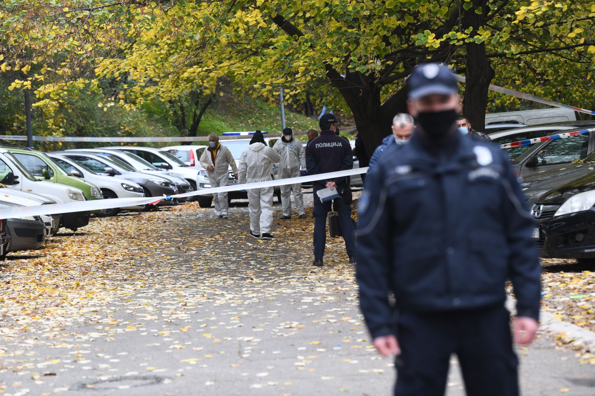 Beograd, 11.11.2020. Hronika, Ubistvo, Naselje Braće Jerković, Vedran Repčić (sin fudbalera Srebrenko Repčić), policija, policajac, uviđaj Foto: Goran Srdanov/Nova.rs