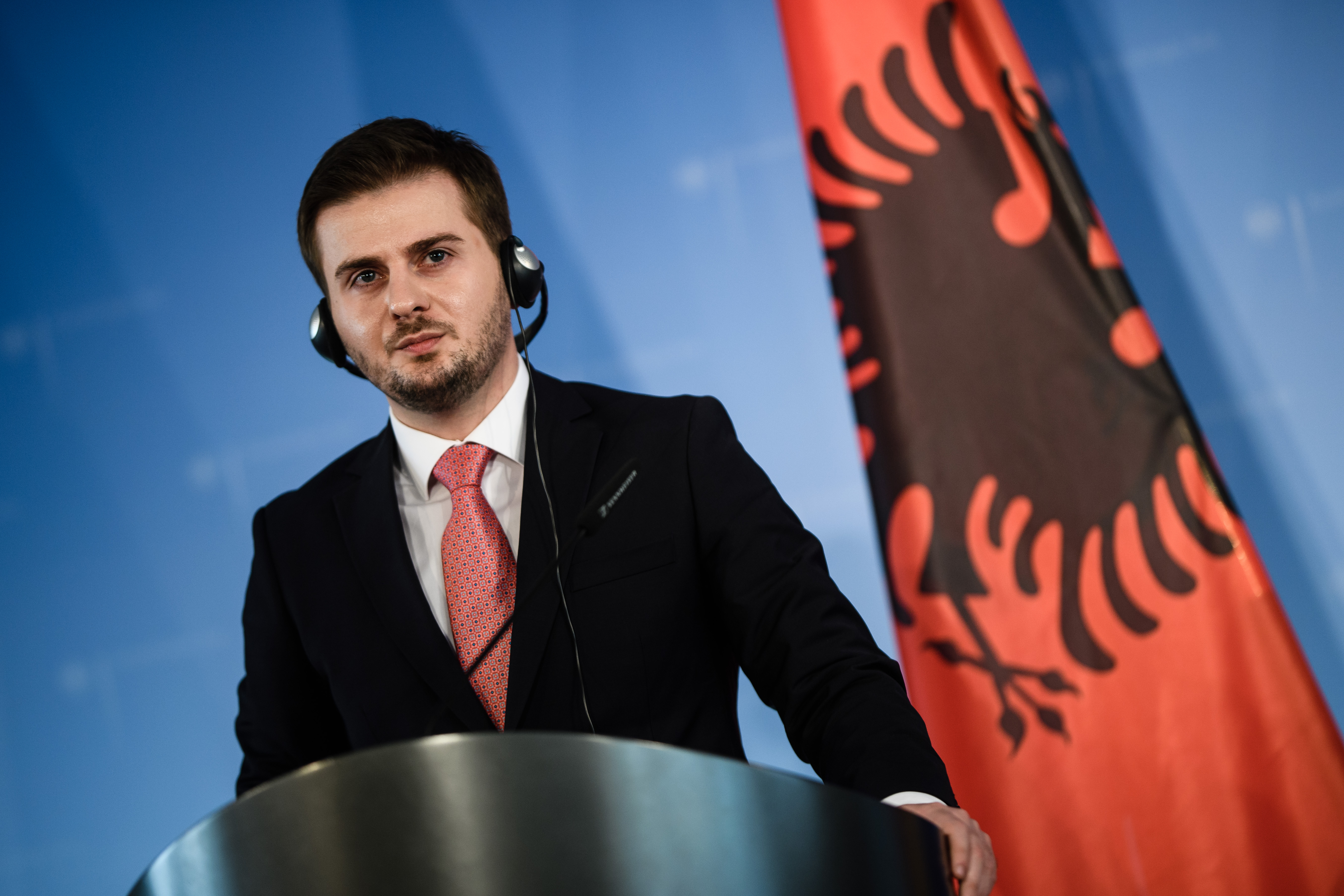 Foreign Minister of Albania Cakaj visits German Foreign Minister Maas