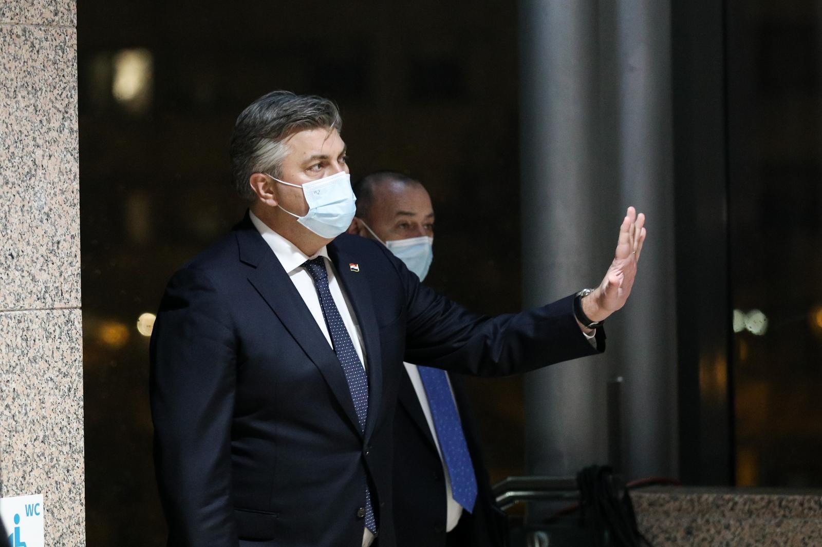 29.12.2020., Sastanak clanova Vlade RH nakon potresa koji je najvise pogodio Petrinju i Sisak. Photo: Davor Puklavec/PIXSELL