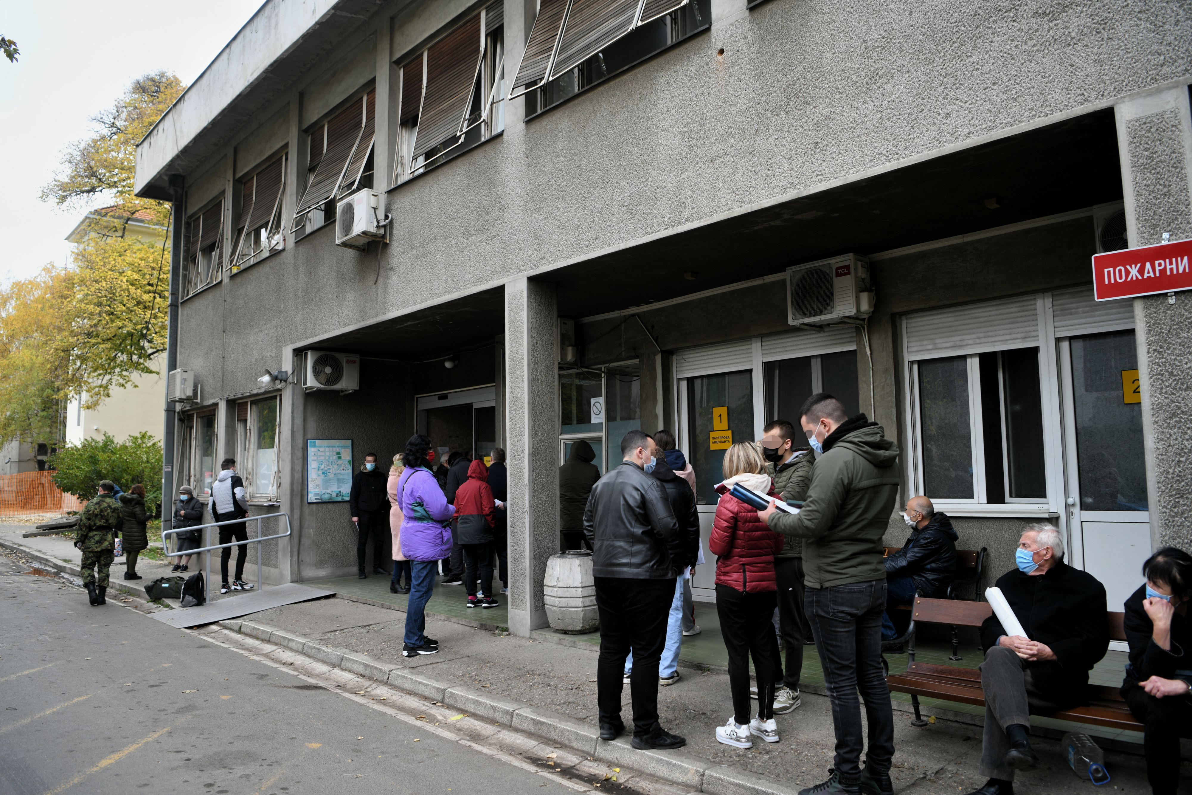 Beograd, 12.11.2020. Infektivna klinika, kovid test, koronavirus testiranje Foto: Filip Krainčanić/Nova.rs