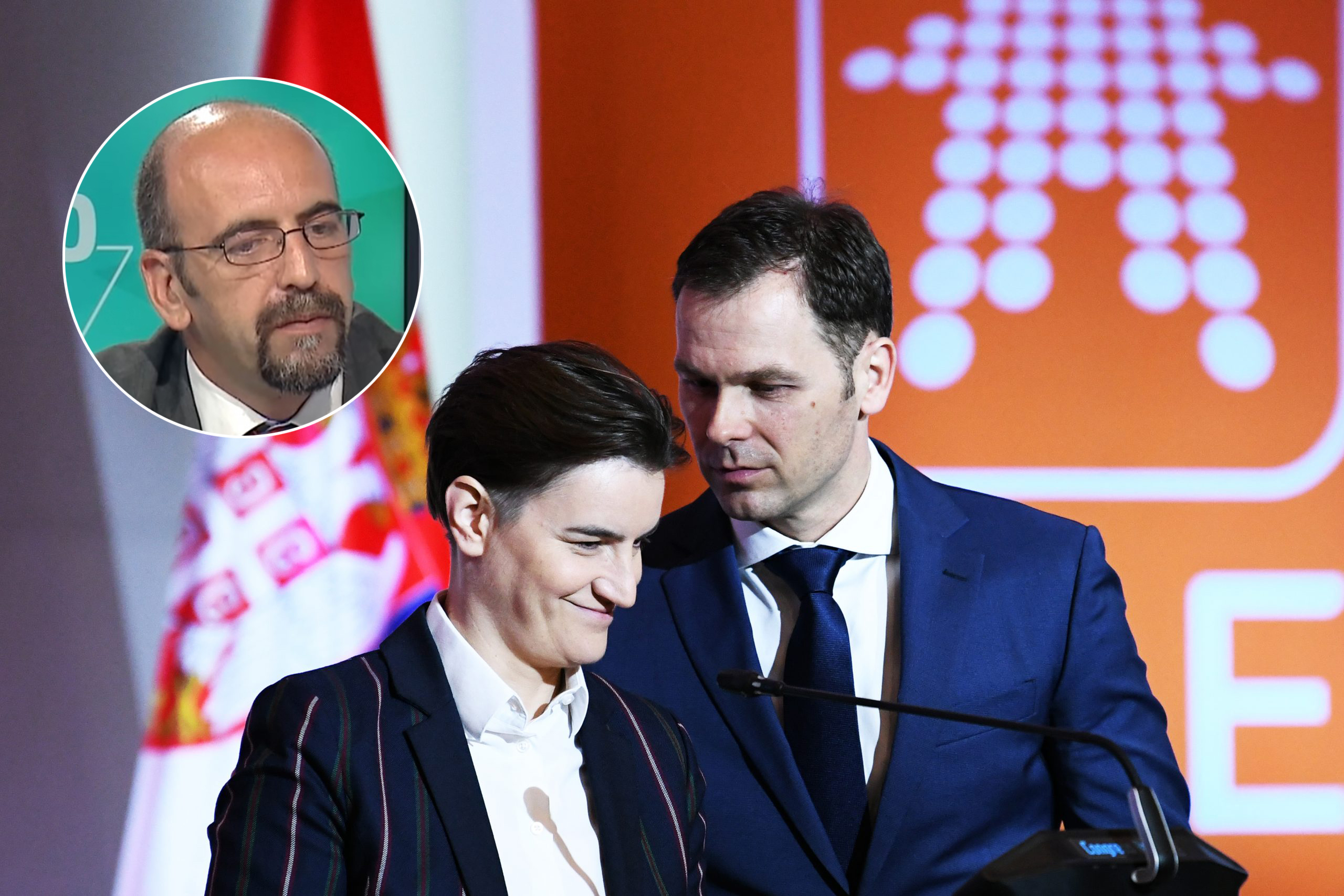 Igor Brnabić, Ana Brnabić, Siniša Mali, kombo Foto: Arhiva/N1