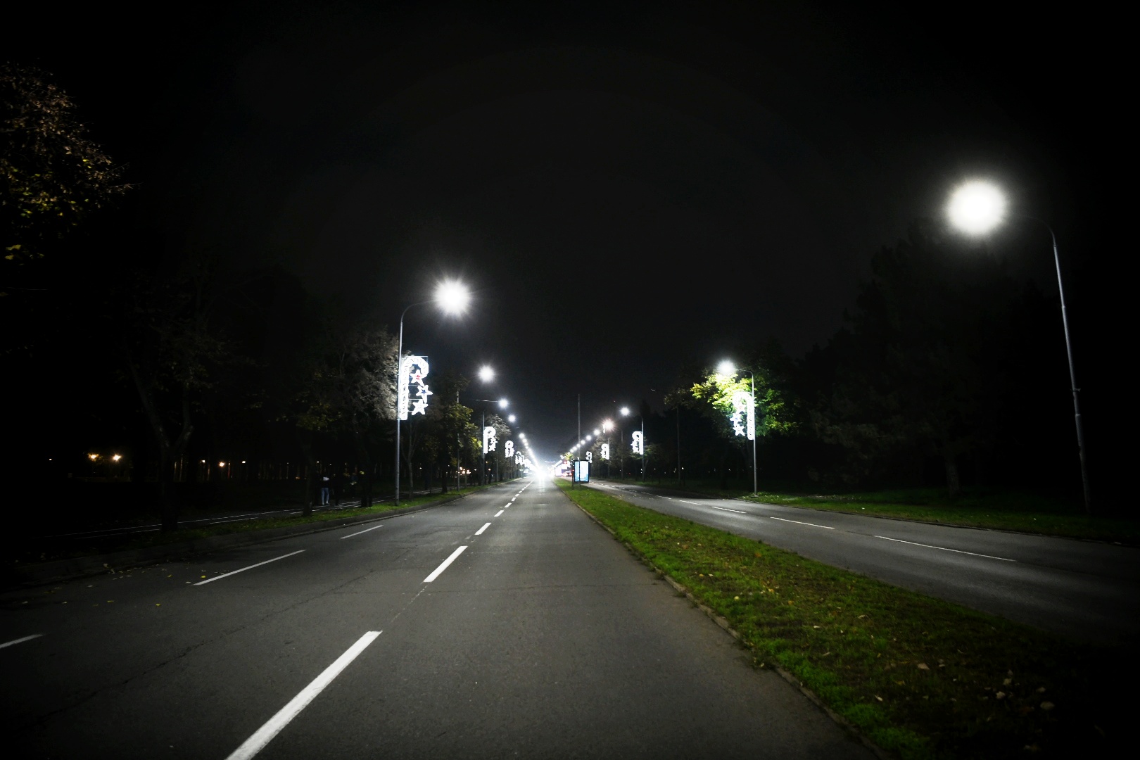 Beograd 16. novembar 2020. Zastoj u saobracaju, saobracajna guzva zbog policijske vezbe prazne ulice Foto:Vesna Lalić/Nova.rs