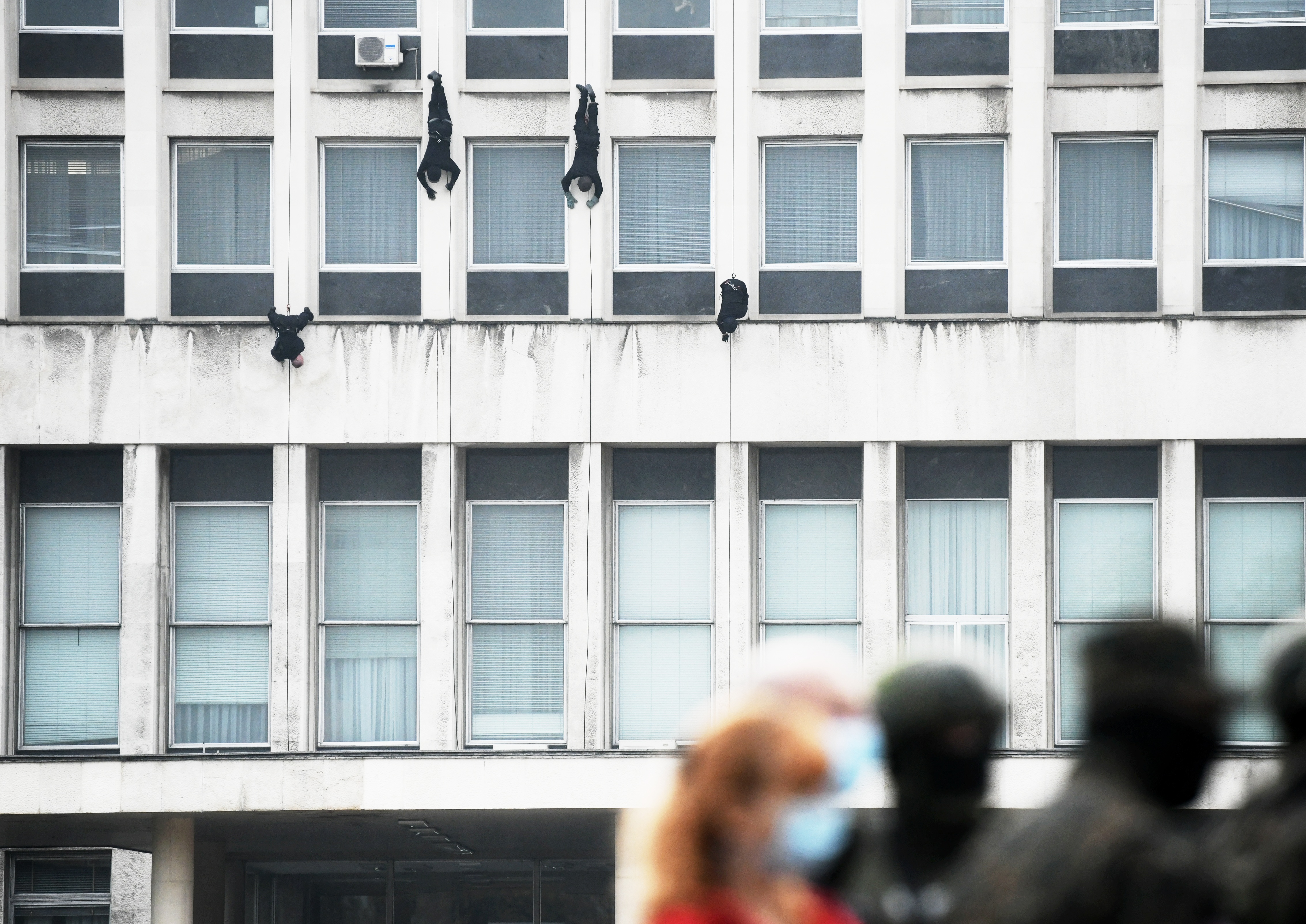 Beograd, 16.11.2020. Palata Srbija, MUP, Policija, vežba, Generalna proba, taktičke vežbe, pokazne vežbe, žandarmerija Foto: Vesna Lalić/Nova.rs