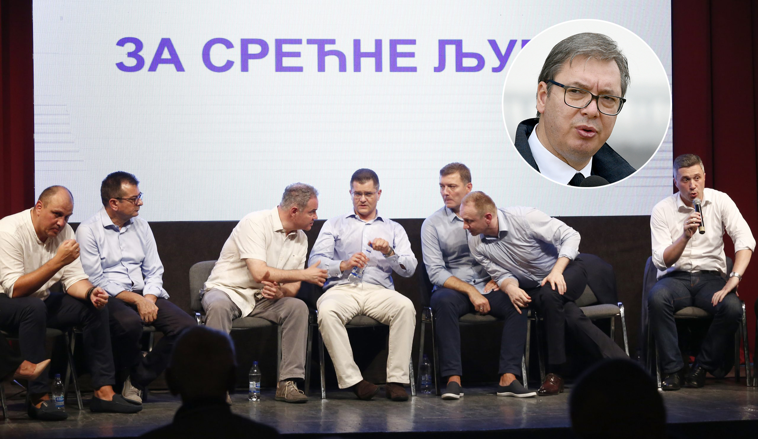 Savez za Srbiju, Aleksandar Vučić, kombo Foto: Arhiva