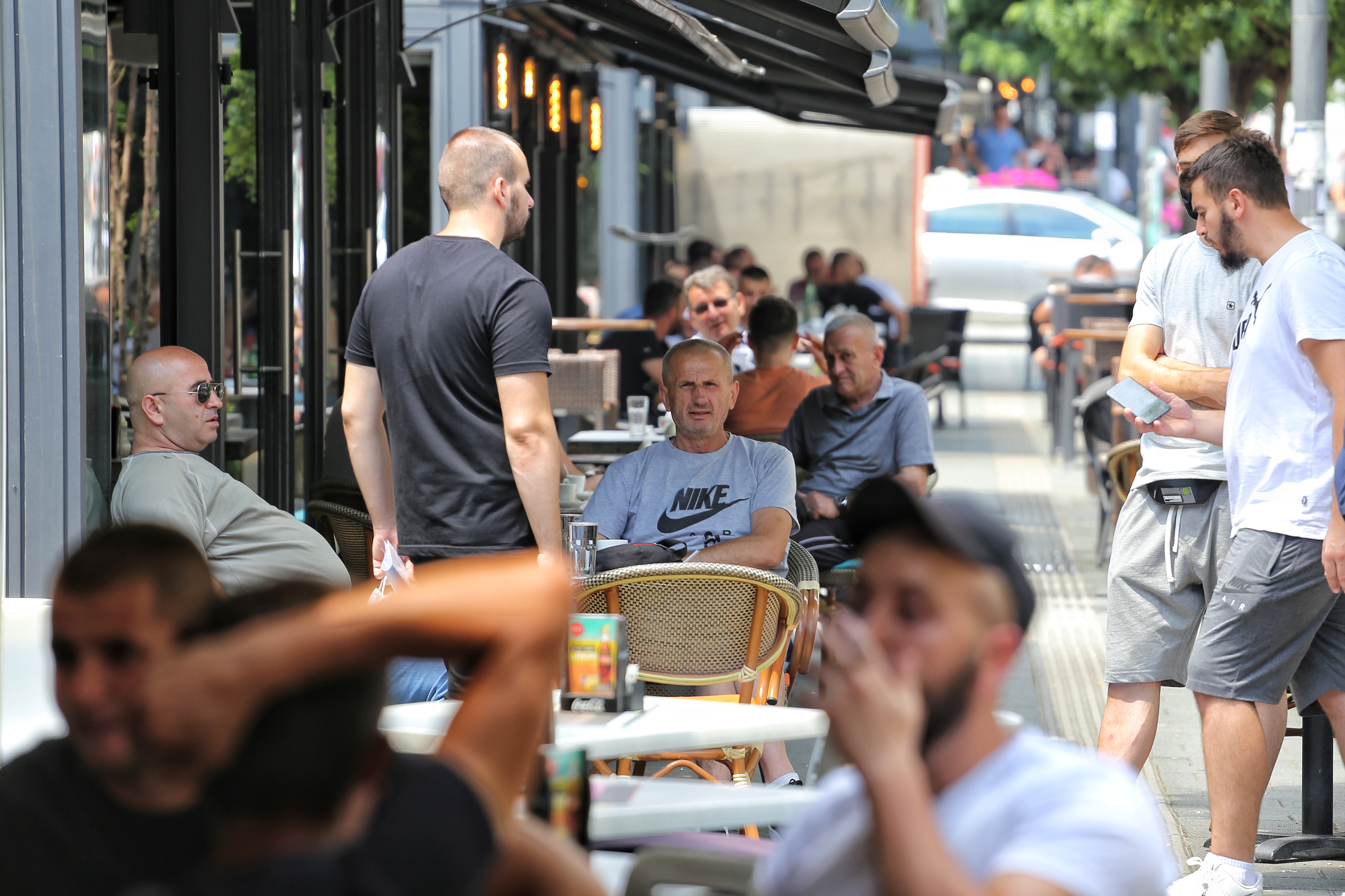 Novi Pazar 17.07.2020. Ilustracija, grad, ljudi, lepo vreme, koronavirus Foto: Irfan Ličina/Nova.rs