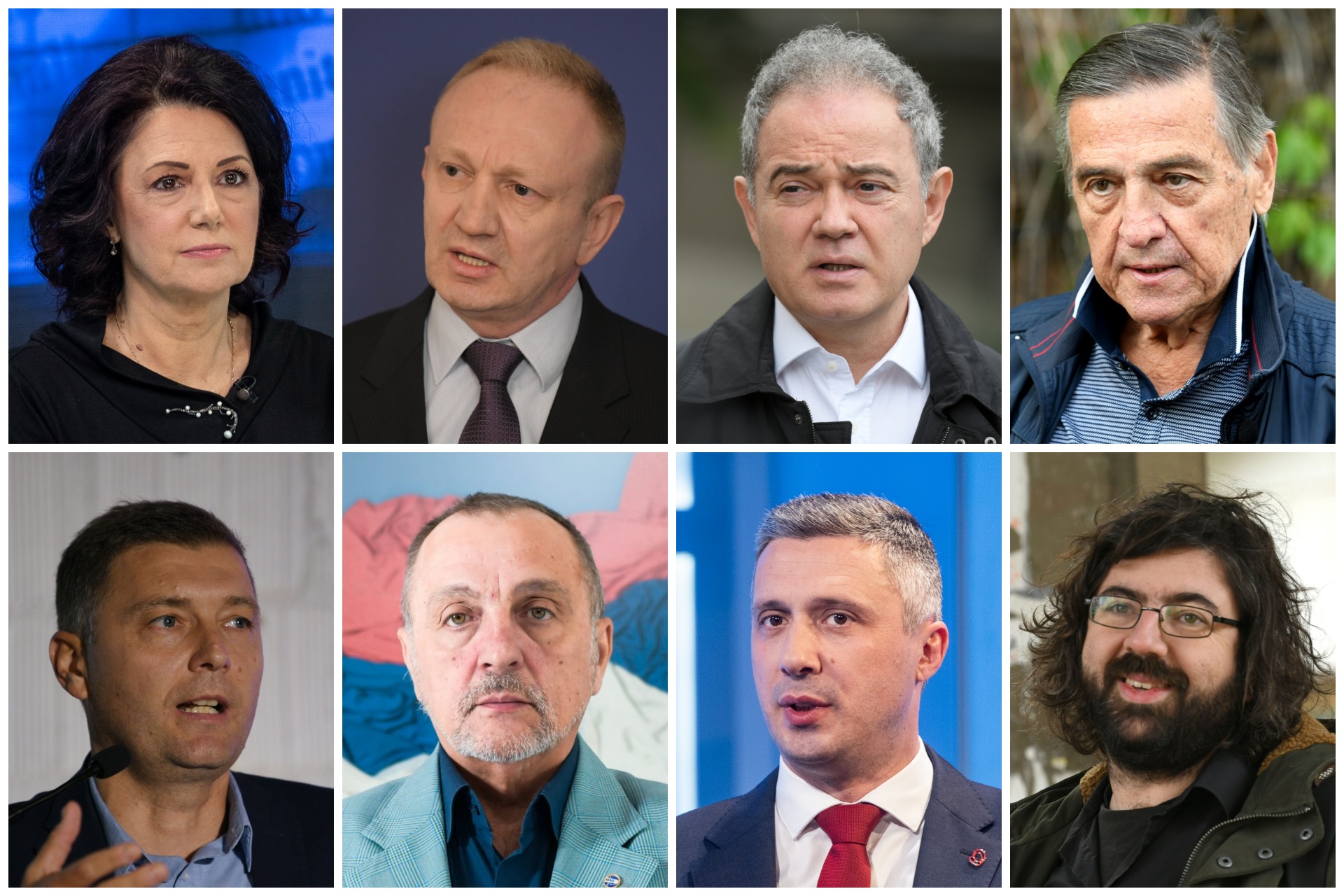 Sanda Rašković Ivić, Đilas, Lutovac, Mrkonjić, Zelenović, Zoran Živković, Boško Obradović, Radomir Lazović kombo
