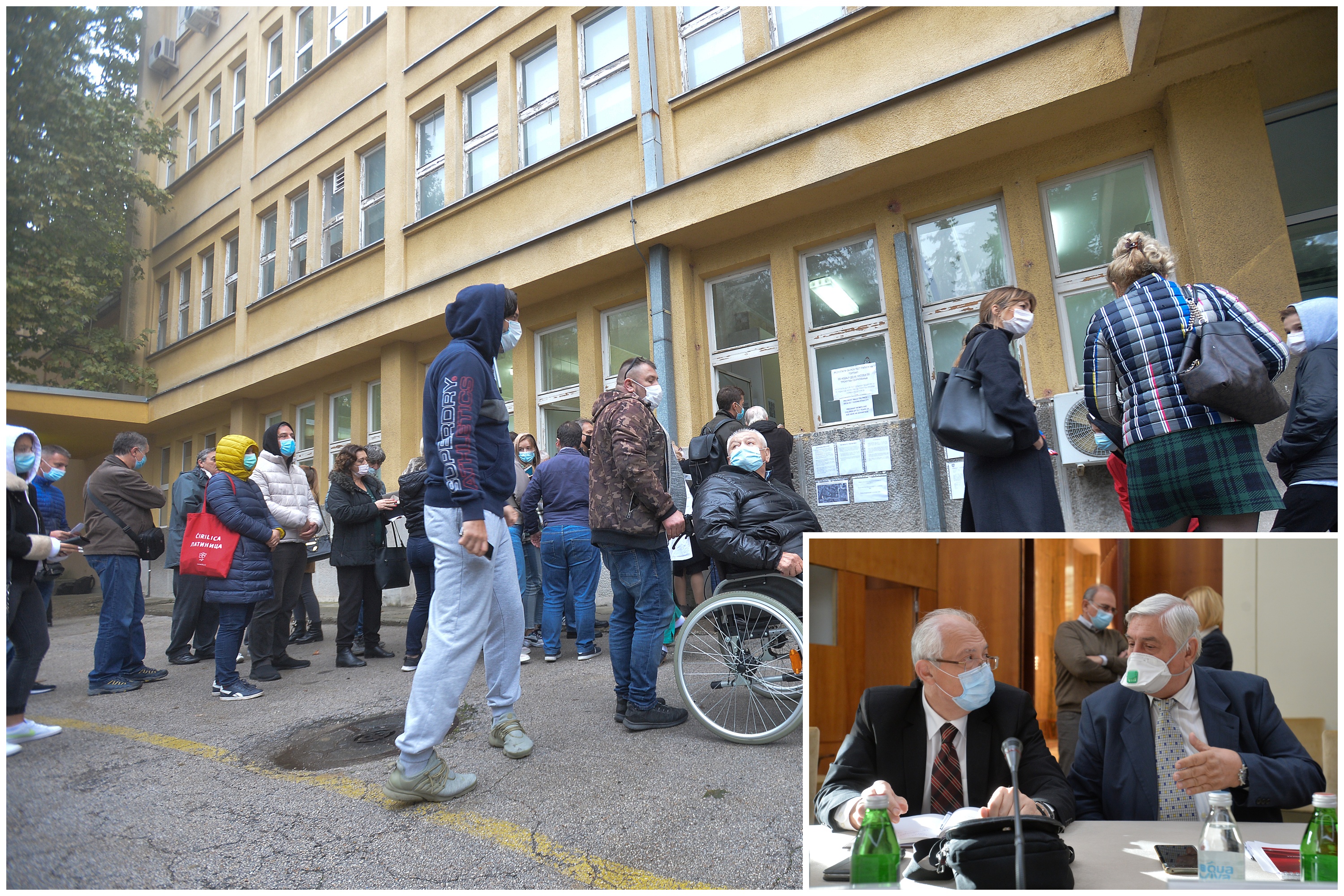 Torlak, testiranje, koronavirus, Tiodorović, krizni štab, kombo Foto: TANJUG / ZORAN ZESTIC / an
