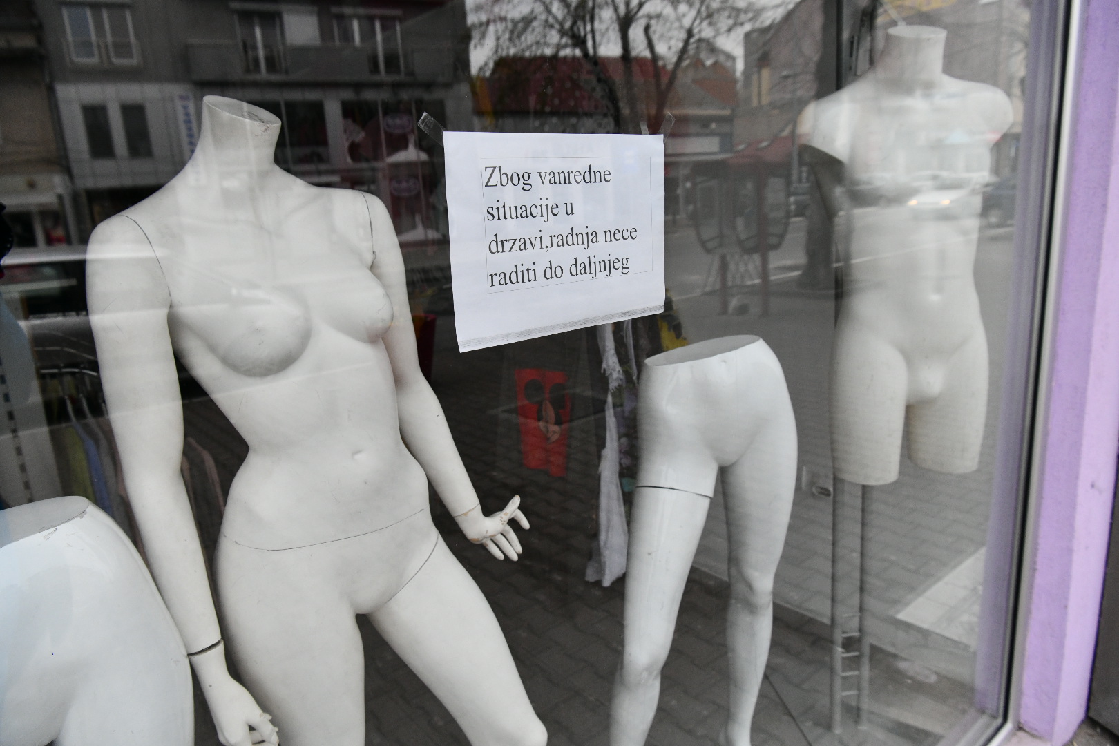 Šabac 26.03.2020 zatvaranje radnji, zatvorena radnj prodavnica,
