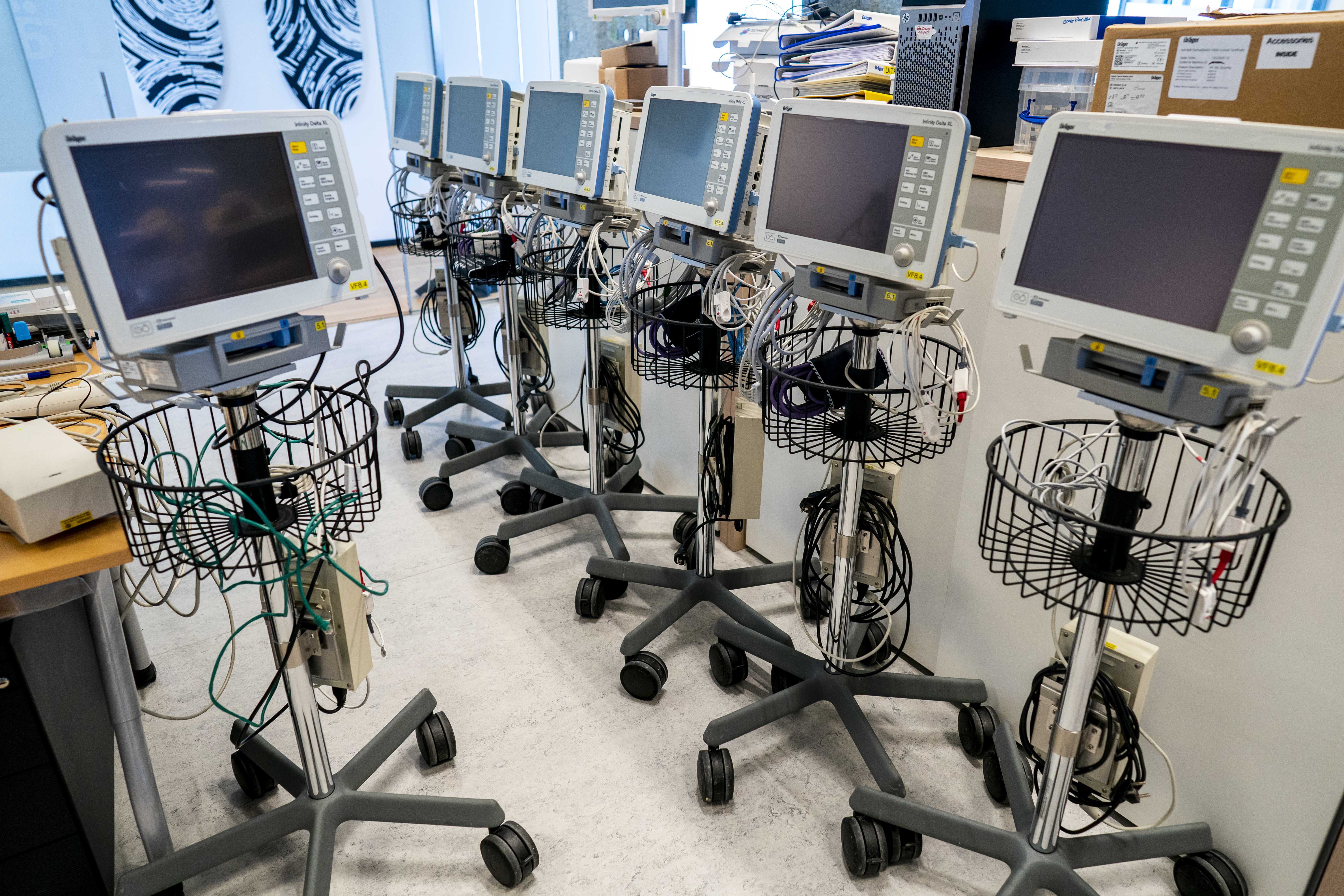 Ventilation equipment at Drager company