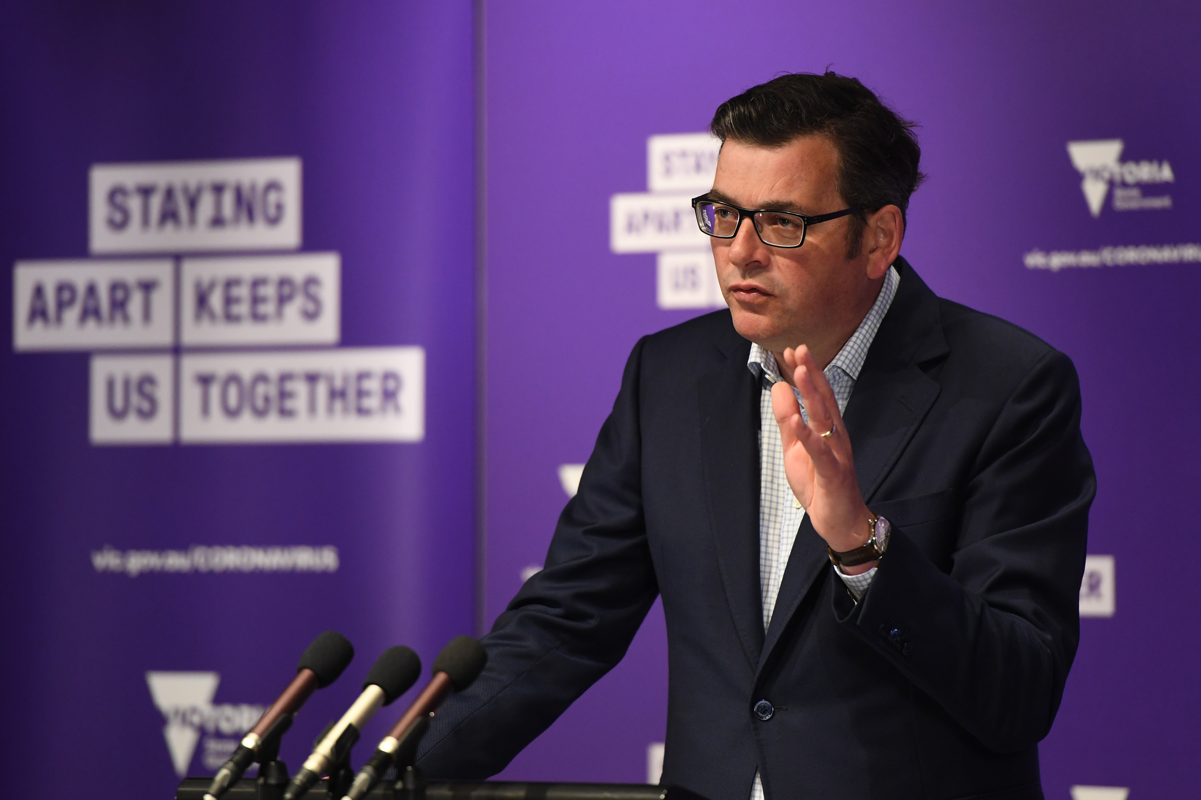 Victorian Premier Daniel Andrews gives coronavirus update in Melbourne