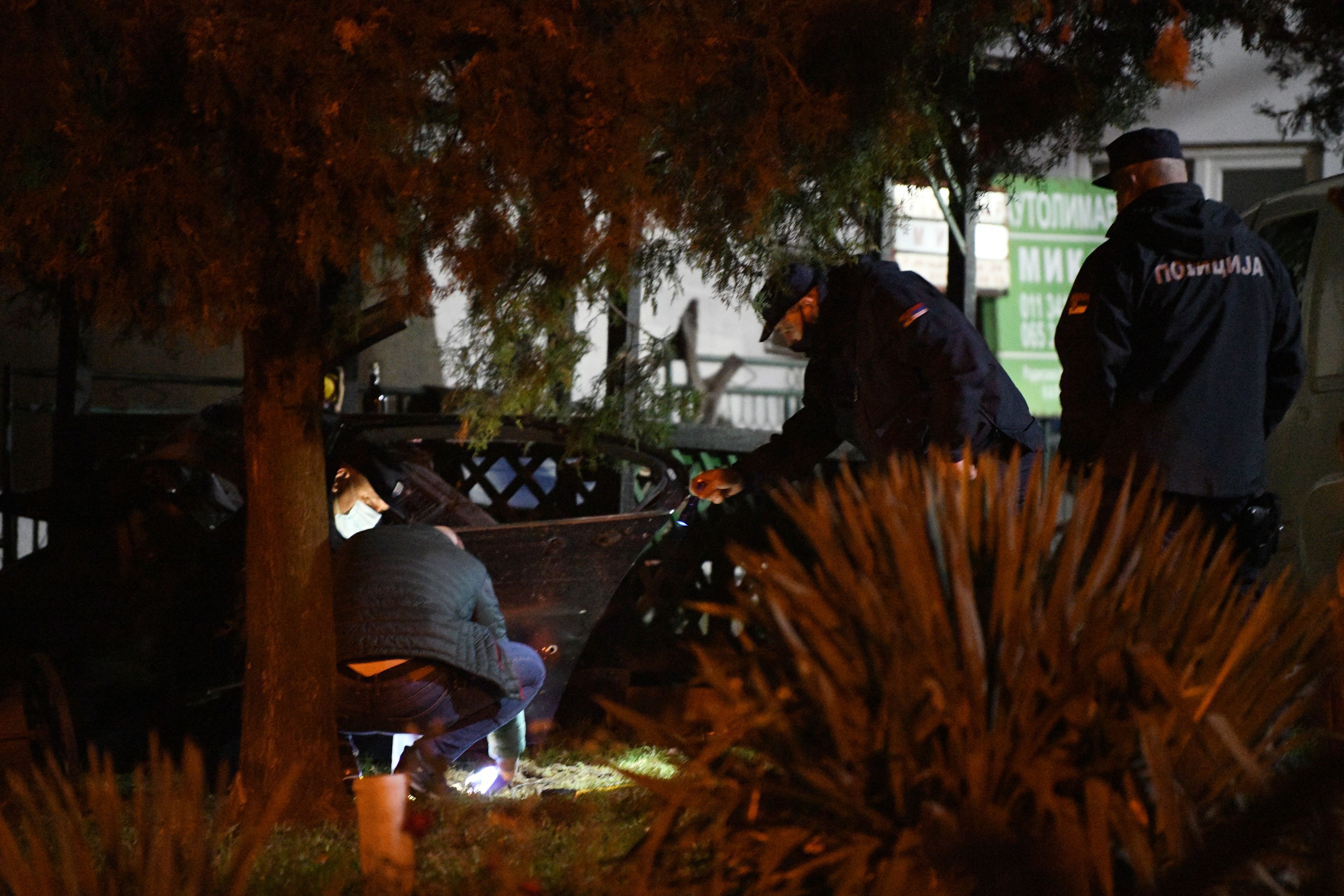 Beograd 19.11.2020. Kaluđerica, Kaludjerica, bačena bomba, bombaški napad, hronika Foto: Filip Krainčanić/Nova.rs