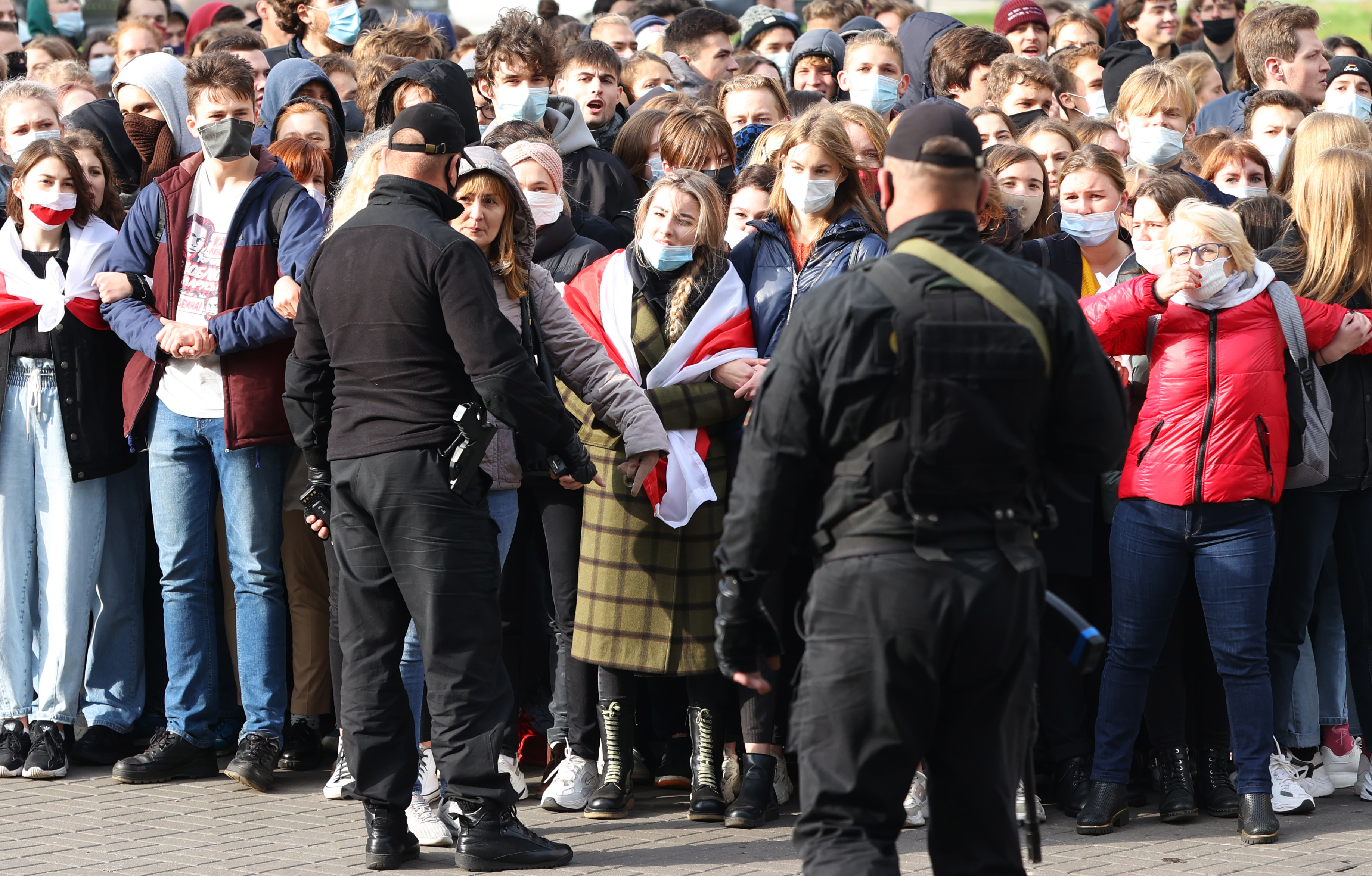 Student's strike in Minsk